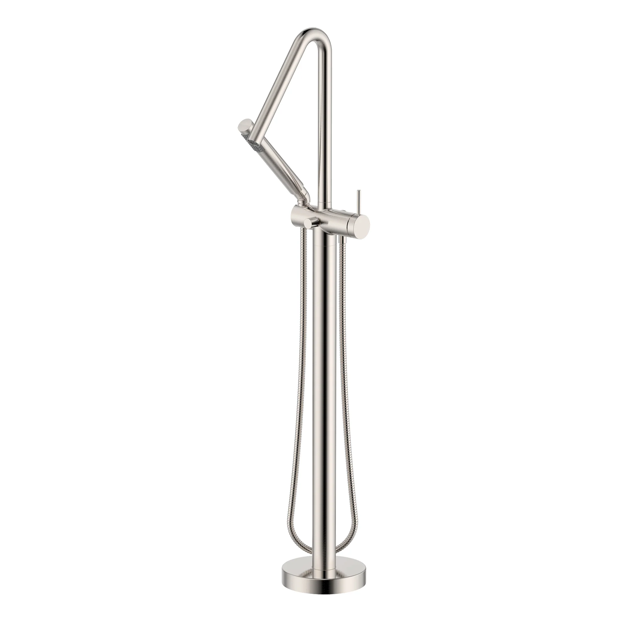 Livia Single Handle Freestanding Tub Bathroom Faucet in Brushed Nickel – RVF5334BN
