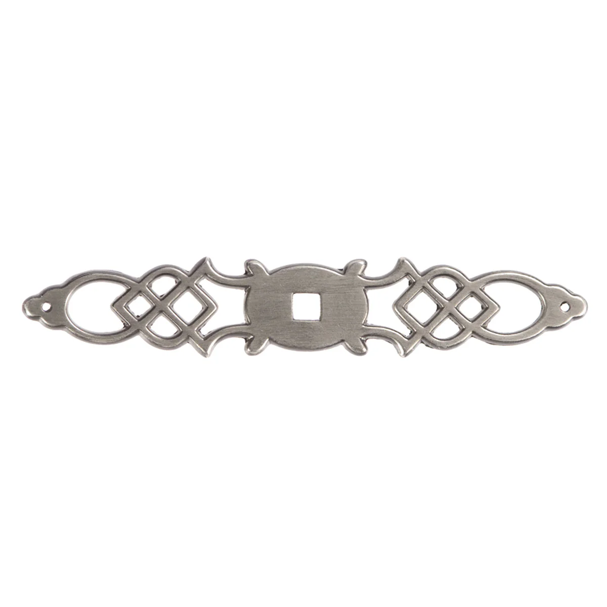Manor House Backplate 5-1/2 Inch x 1 Inch Silver Stone Finish - Image 2