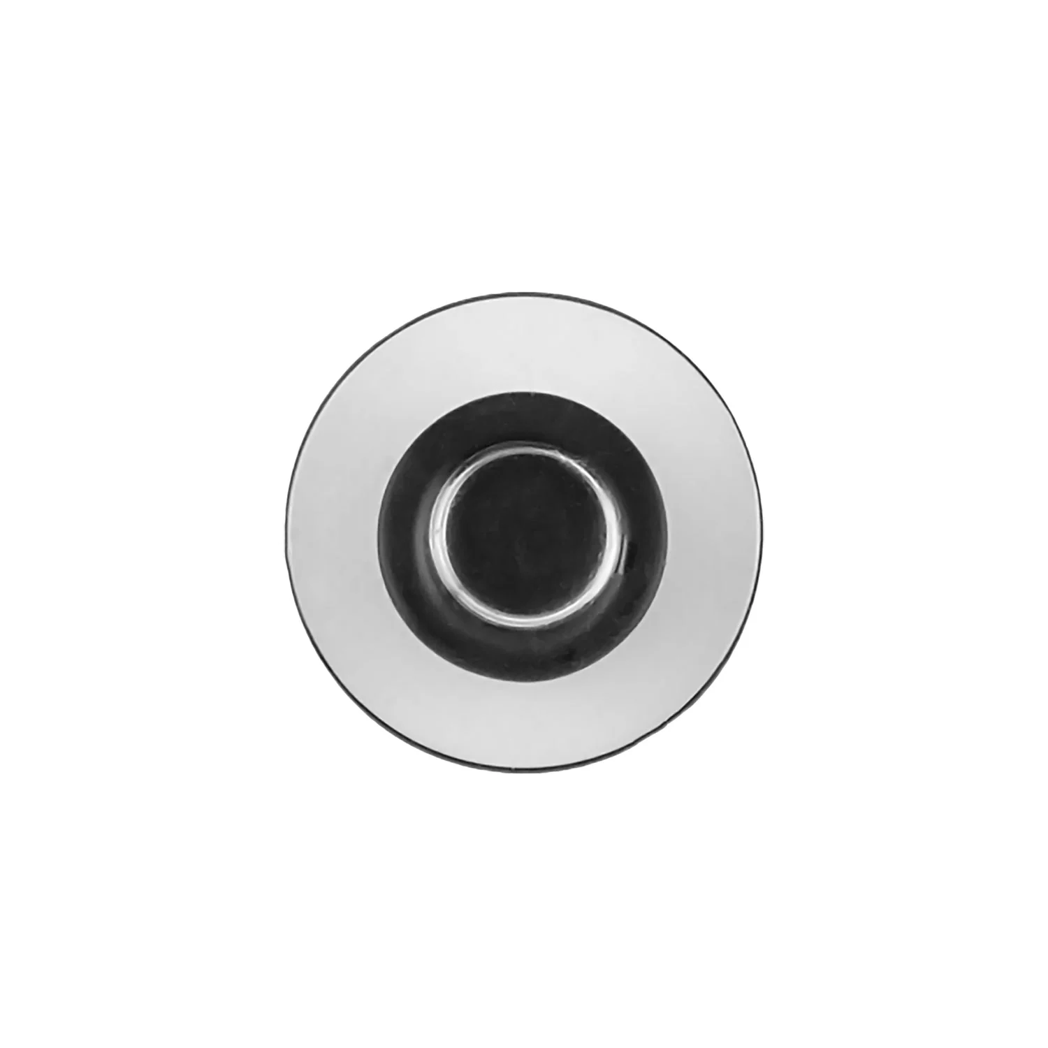 Midway Knob 1 Inch Diameter Crysacrylic with Matte Black Finish - Image 2