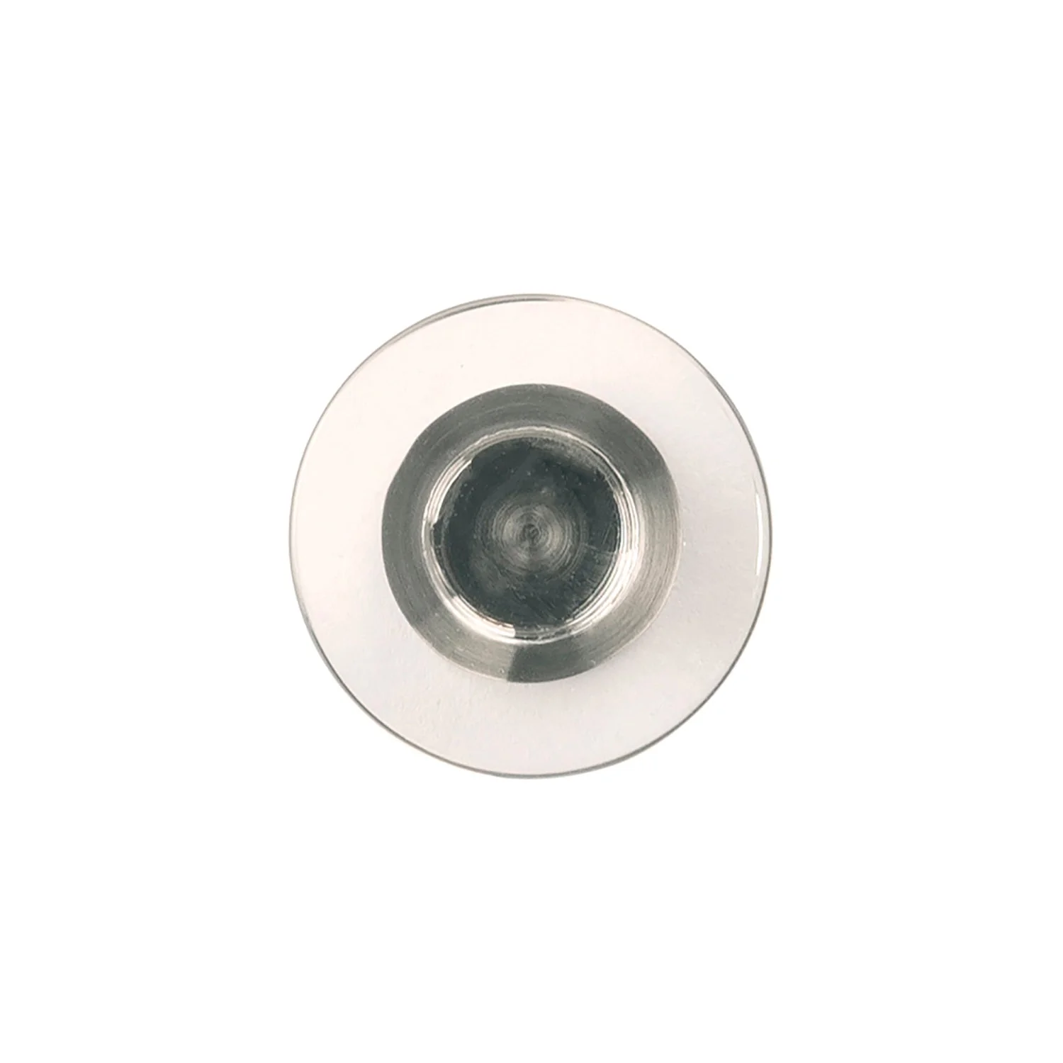 Midway Knob 1 Inch Diameter Crysacrylic with Satin Nickel Finish - Image 2