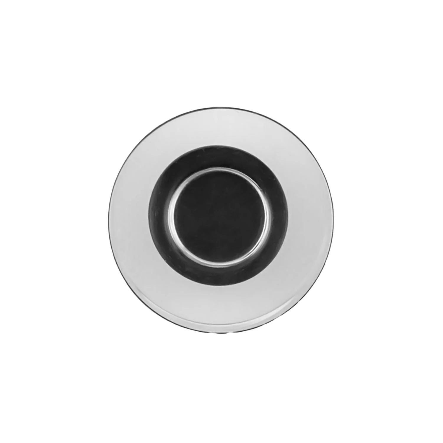Midway Knob 1-1/4 Inch Diameter Crysacrylic with Matte Black Finish - Image 2