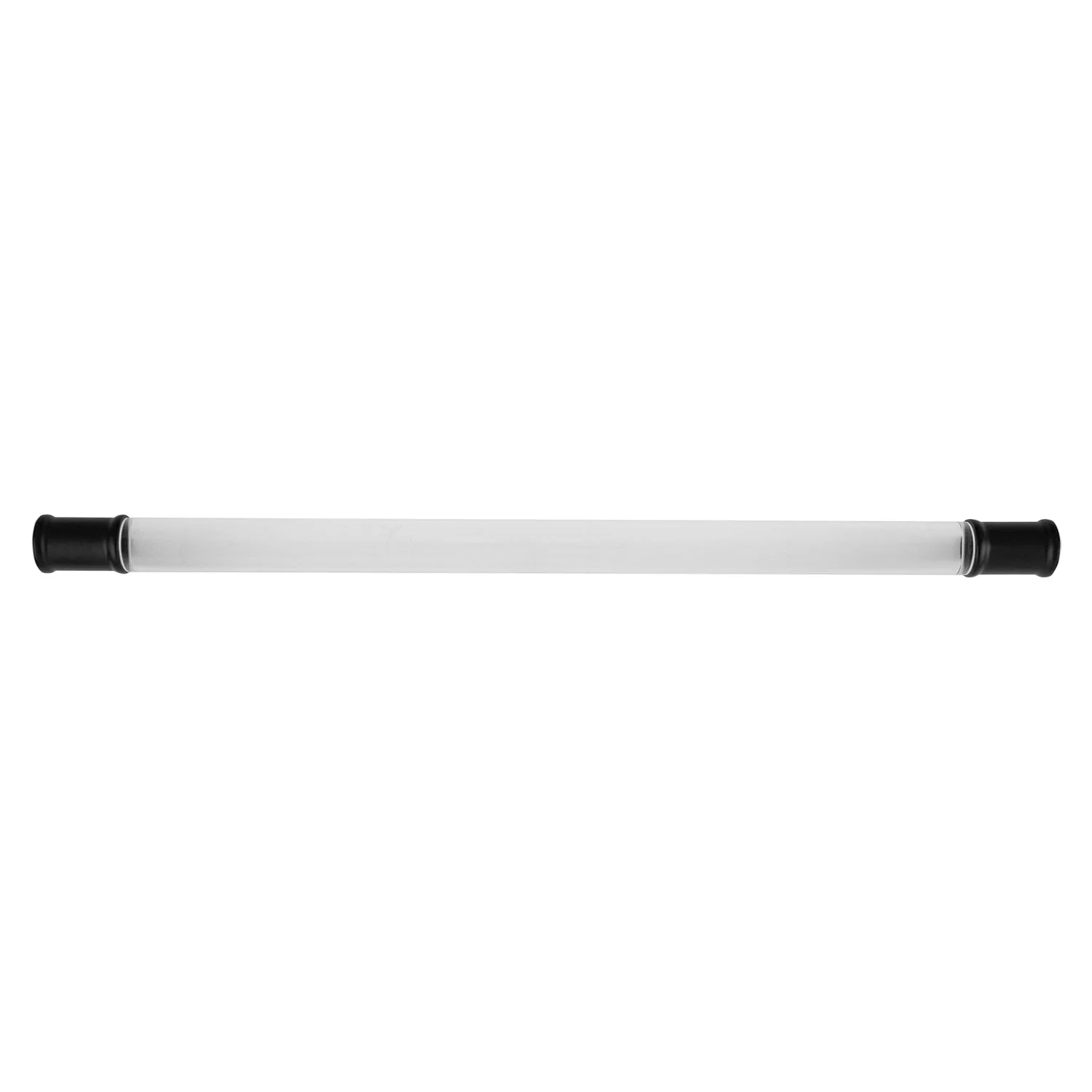 Midway Pull 12 Inch Center to Center Crysacrylic with Matte Black Finish - Image 2