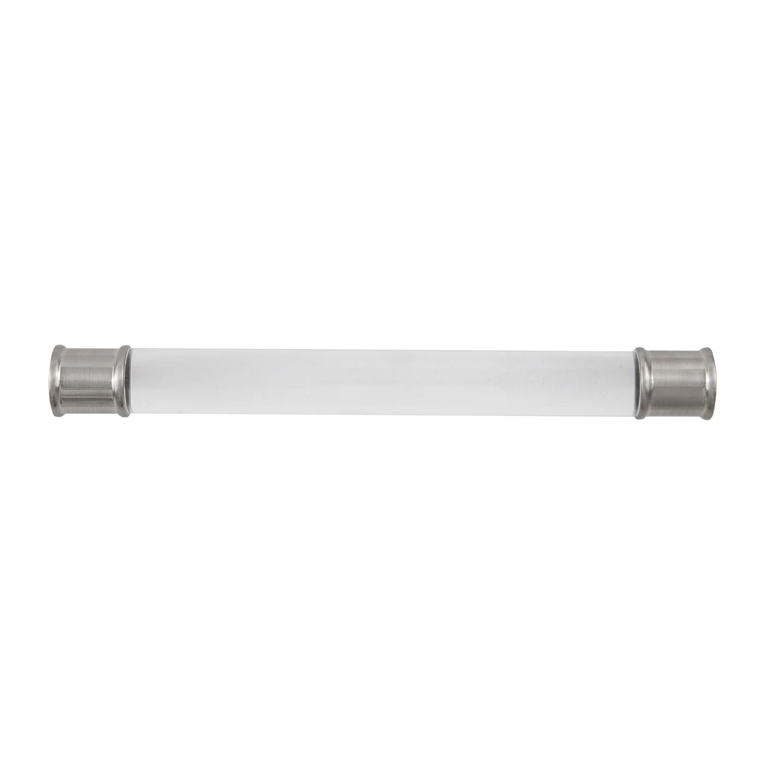 Midway Pull 6-5/16 Inch (160mm) Center to Center Crysacrylic with Satin Nickel Finish - Image 2