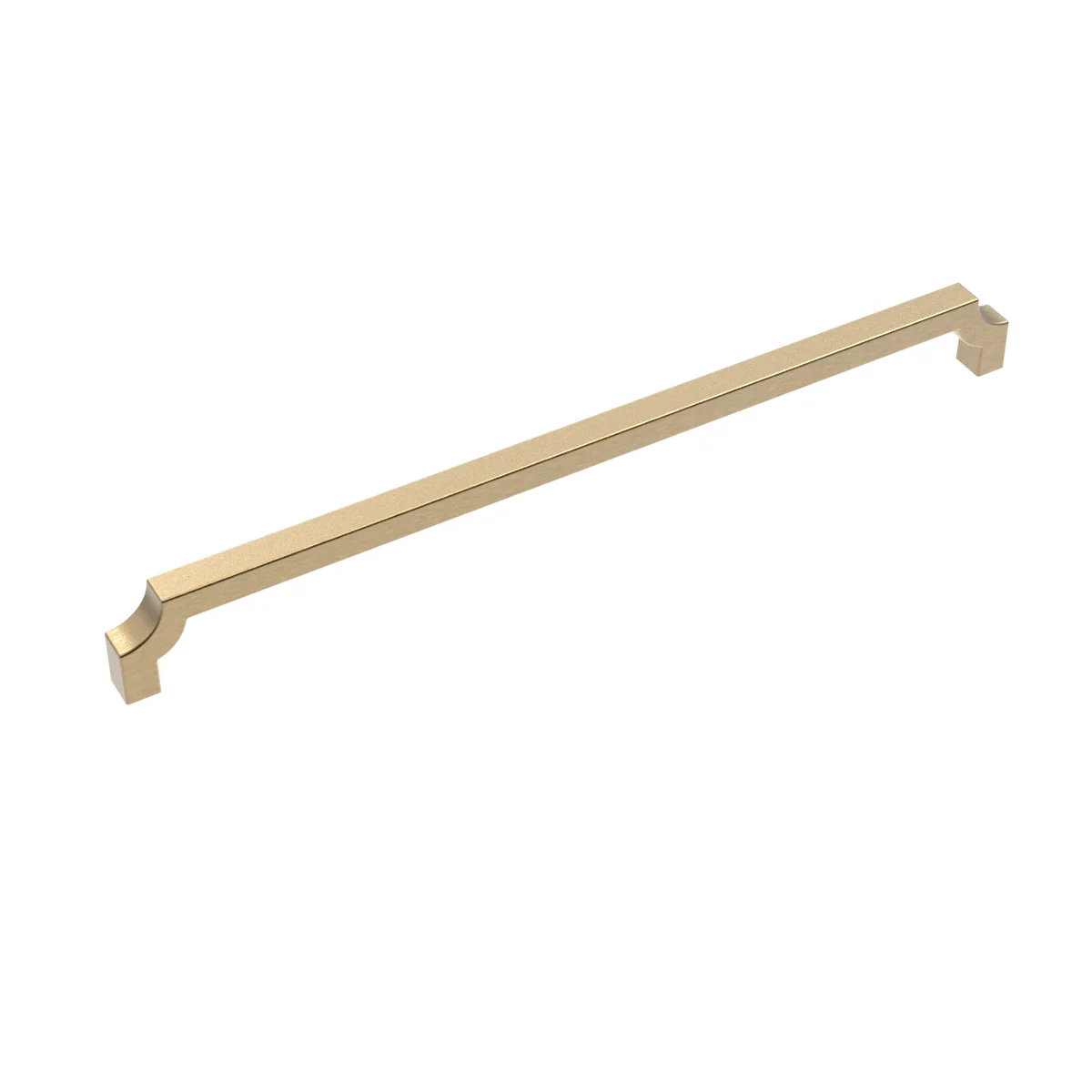 Monarch Appliance Pull 18 Inch Center to Center Brushed Golden Brass Finish