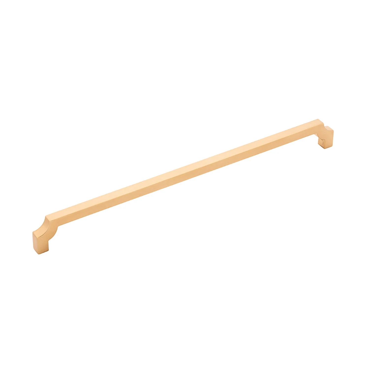 Monarch Pull 12 Inch Center to Center Brushed Golden Brass Finish