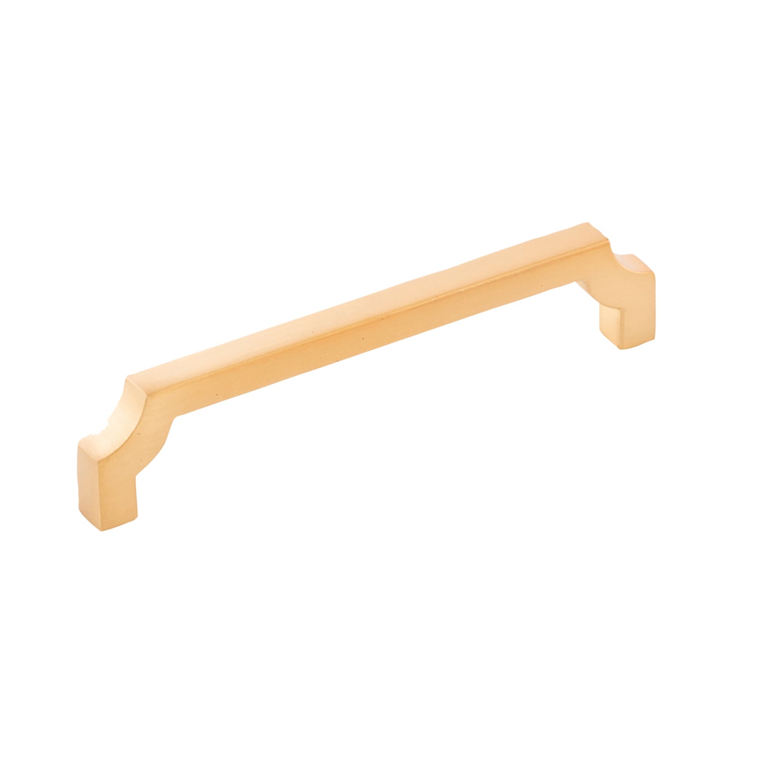 Monarch Pull 5-1/16 Inch (128mm) Center to Center Brushed Golden Brass Finish