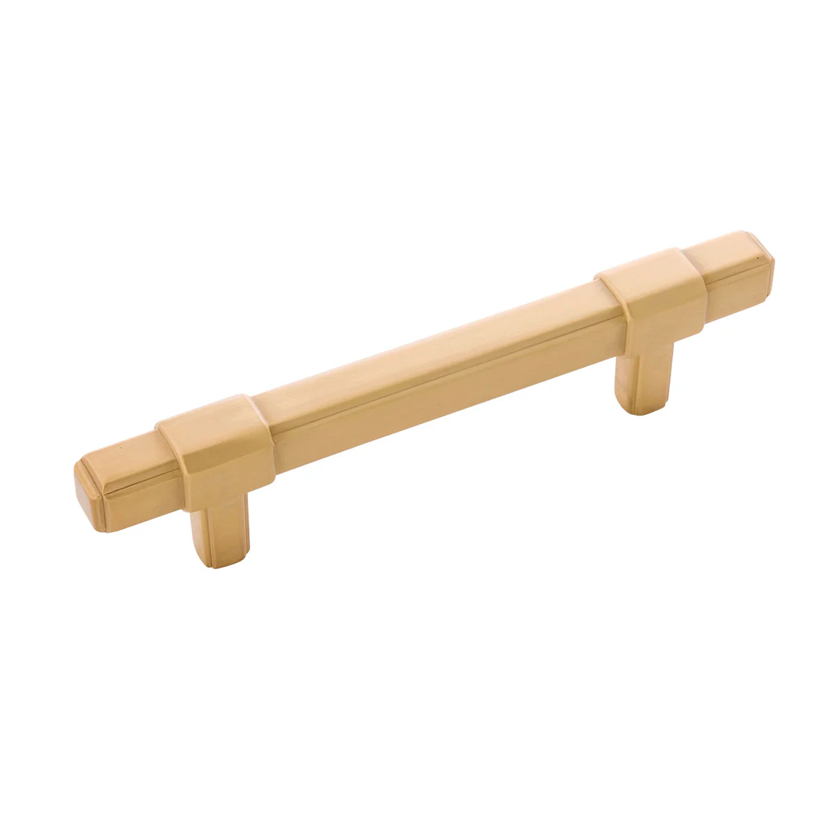 Monroe Pull 3-3/4 Inch (96mm) Center to Center Brushed Golden Brass Finish