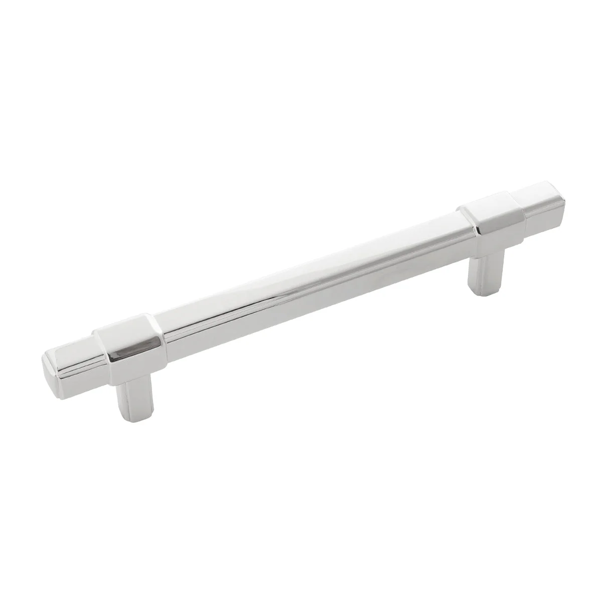 Monroe Pull 5-1/16 Inch (128mm) Center to Center Chrome Finish