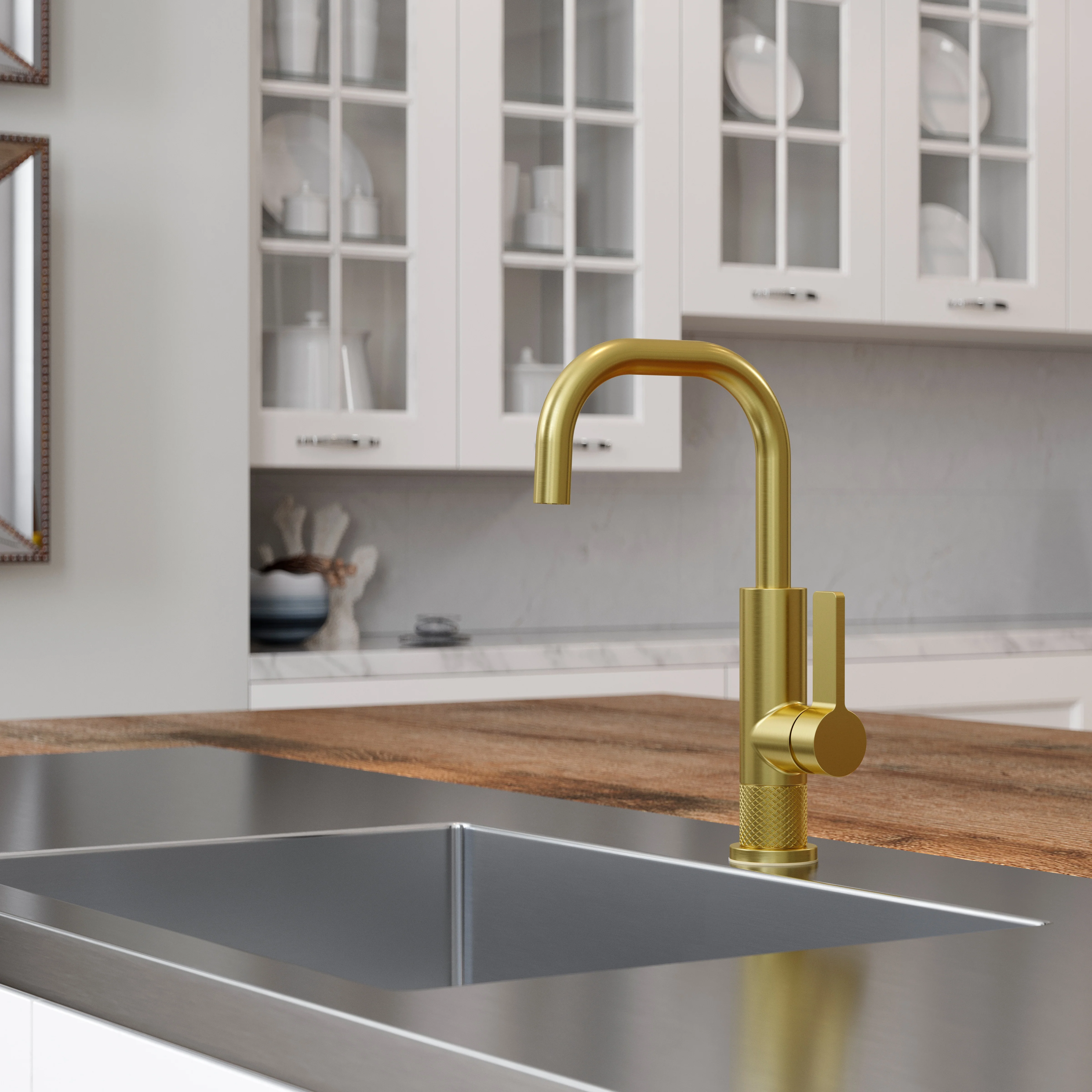 Montay Bar/Prep Faucet 1-Handle Brushed Gold - Image 4