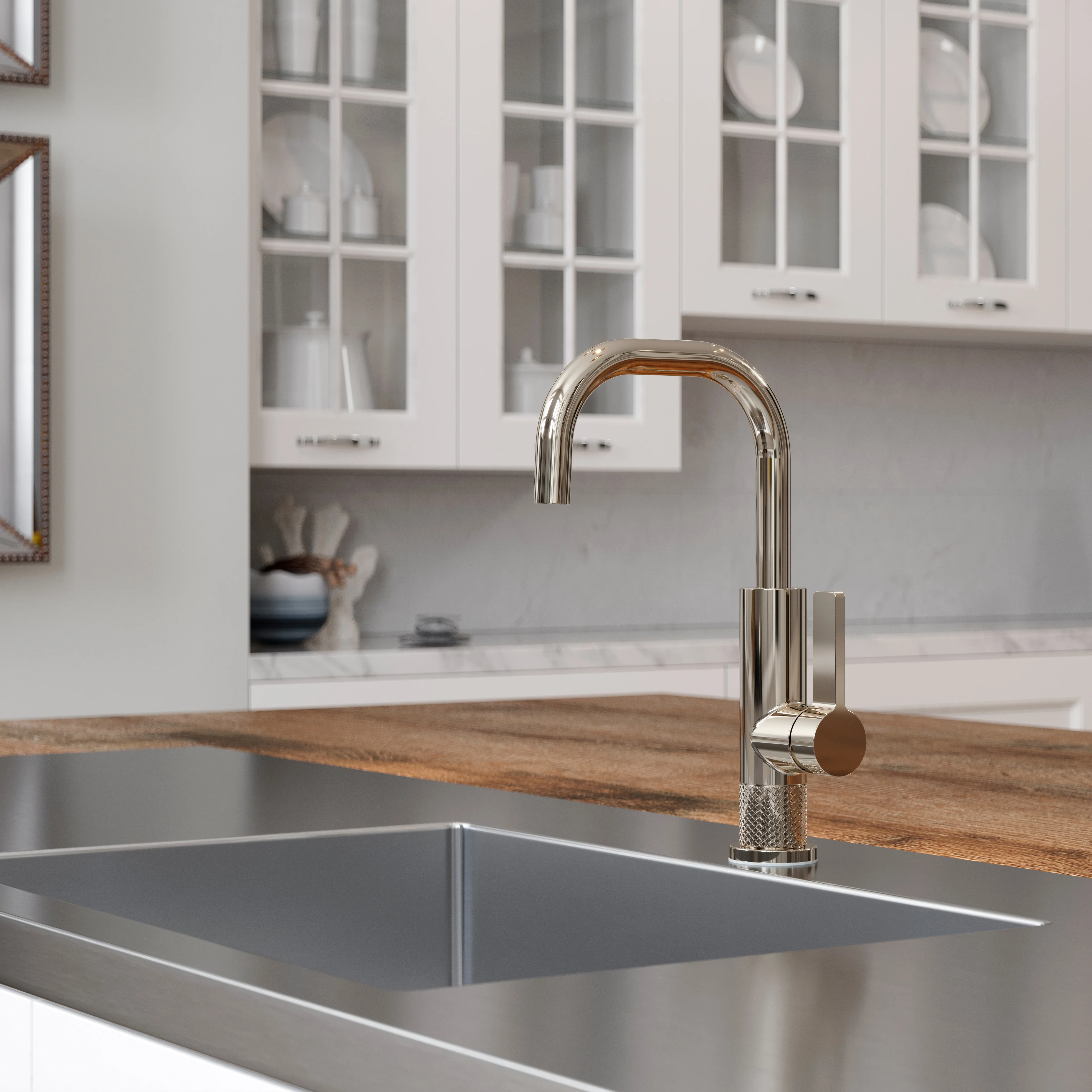 Montay Bar/Prep Faucet 1-Handle Polished Nickel - Image 4