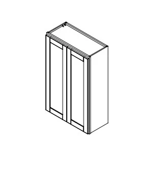 Platinum Grey 27 in. Wide x 12 in. Deep x 42 in. Tall - Wall Shaker Cabinet - Image 2