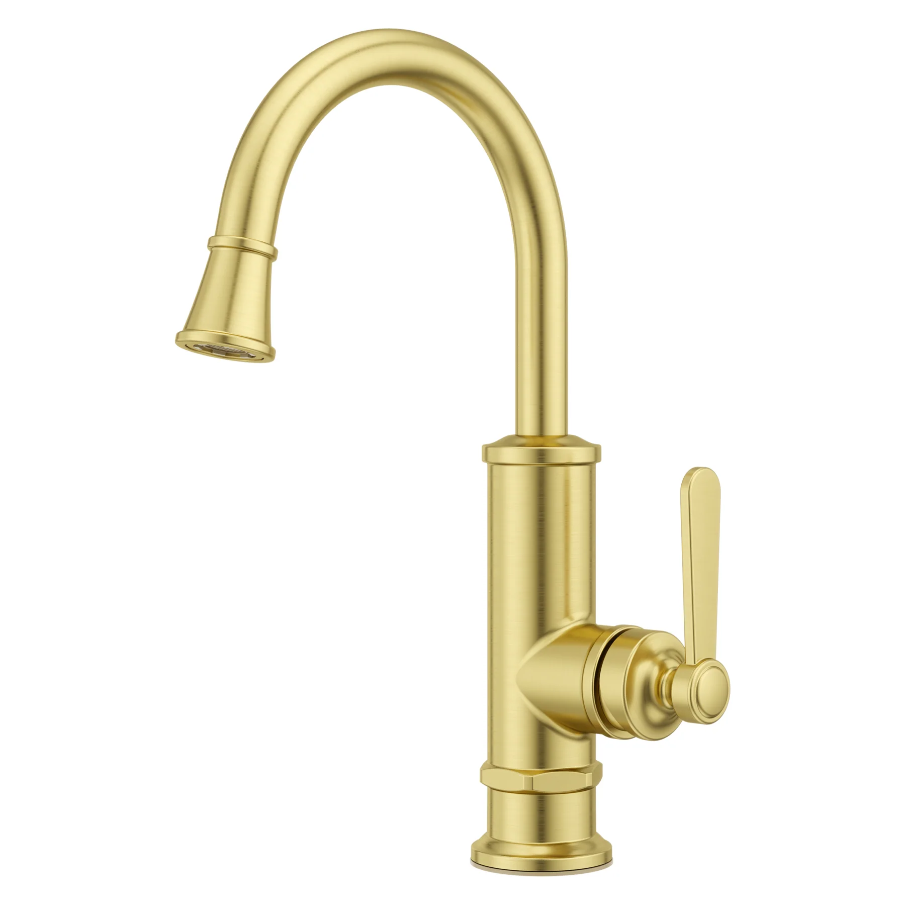 Port Haven Bar/Prep Faucet 1-Handle Brushed Gold