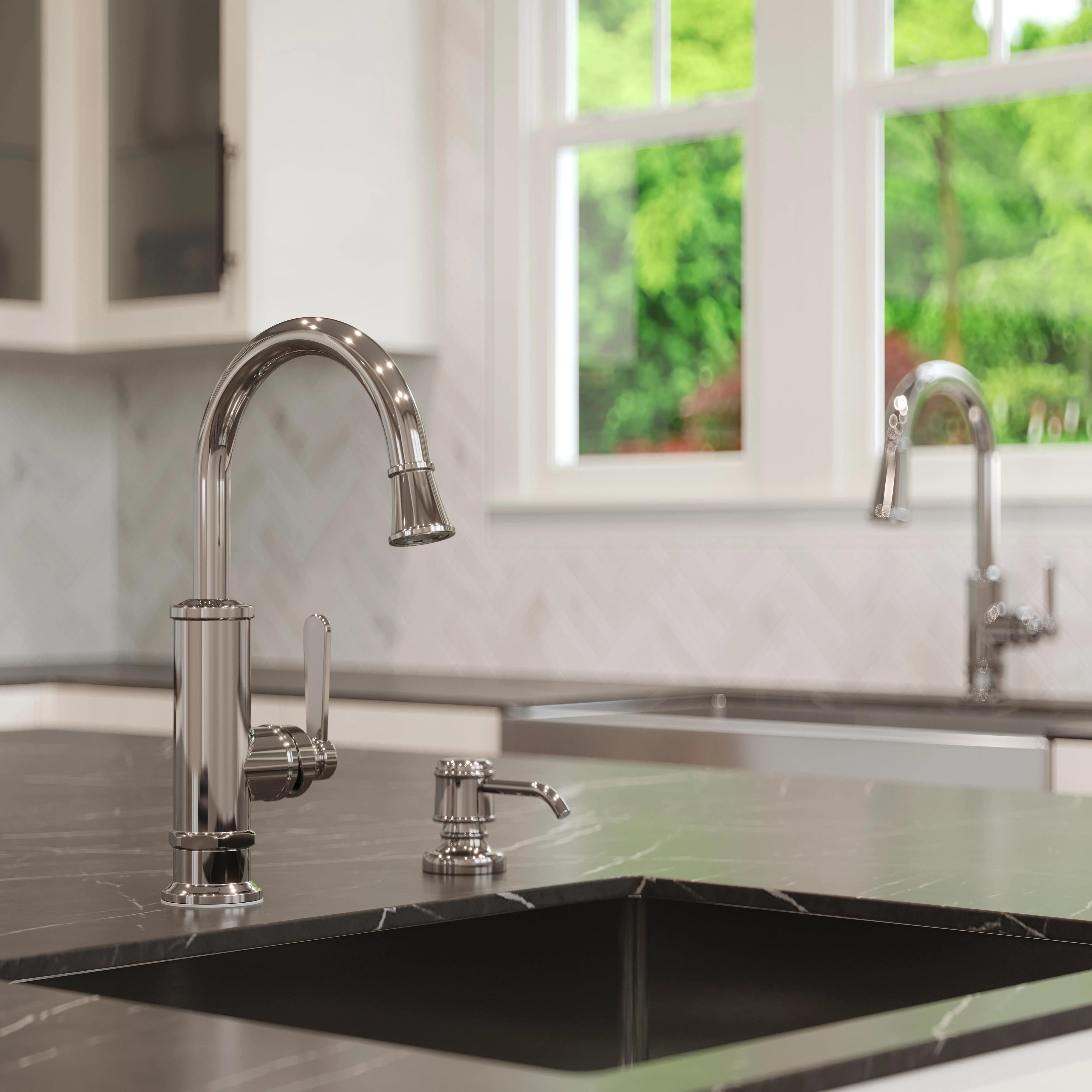 Port Haven Bar/Prep Faucet 1-Handle Polished Chrome - Image 4
