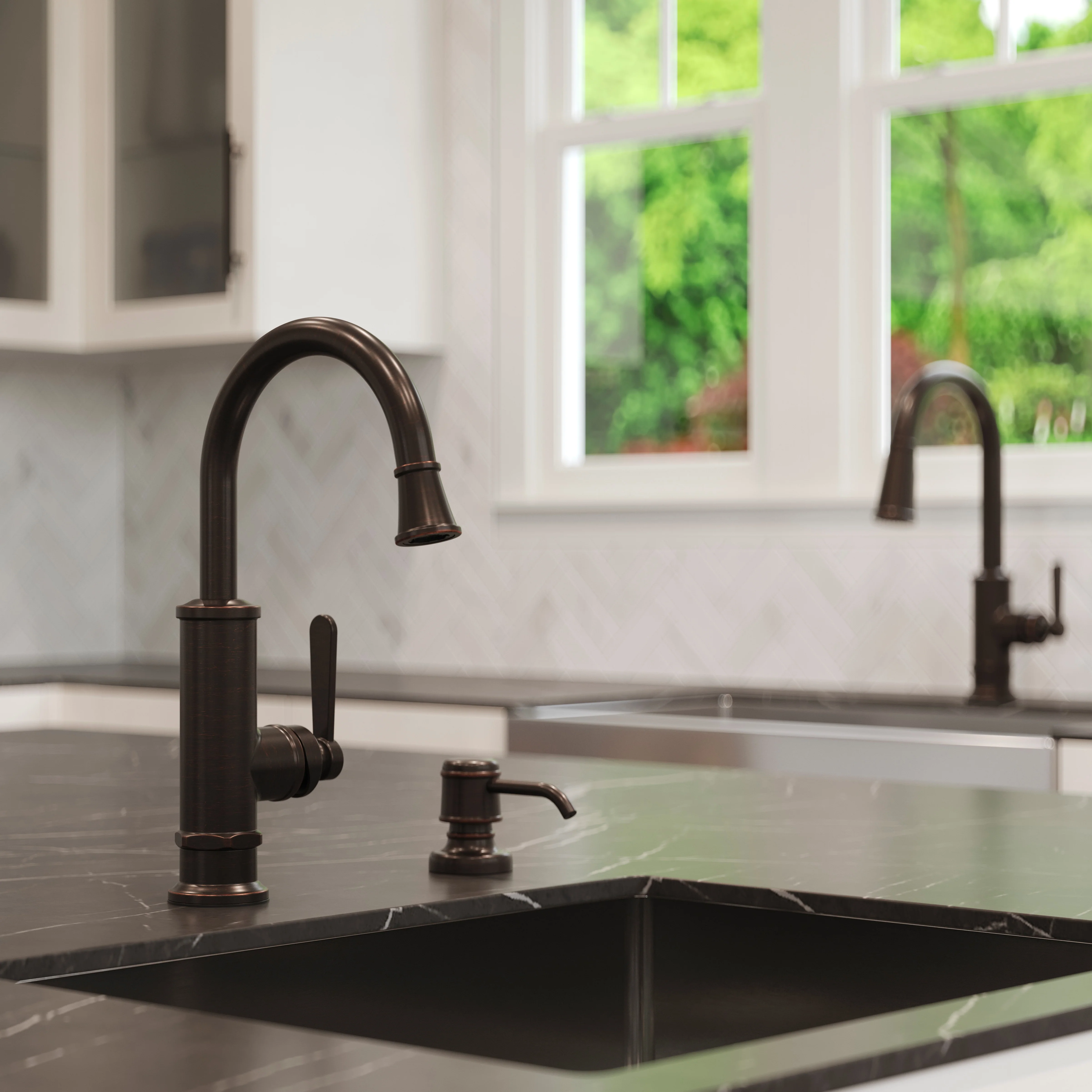 Port Haven Bar/Prep Faucet 1-Handle Tuscan Bronze - Image 4
