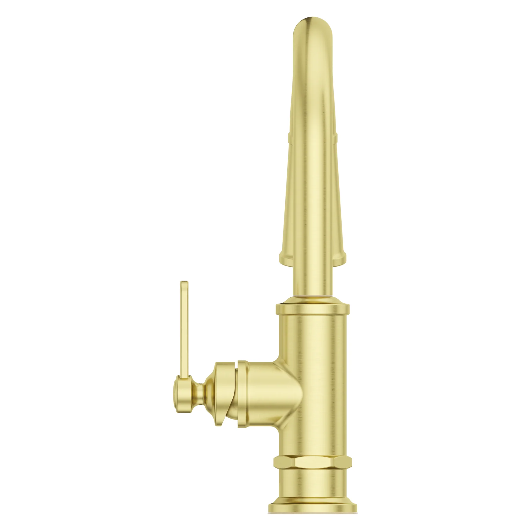 Port Haven Bar/Prep Faucet Pull-Down 1-Handle Brushed Gold - Image 3