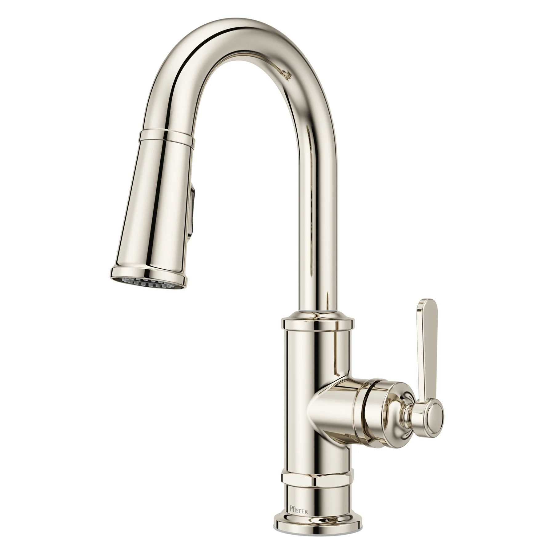 Port Haven Bar/Prep Faucet Pull-Down 1-Handle Polished Nickel
