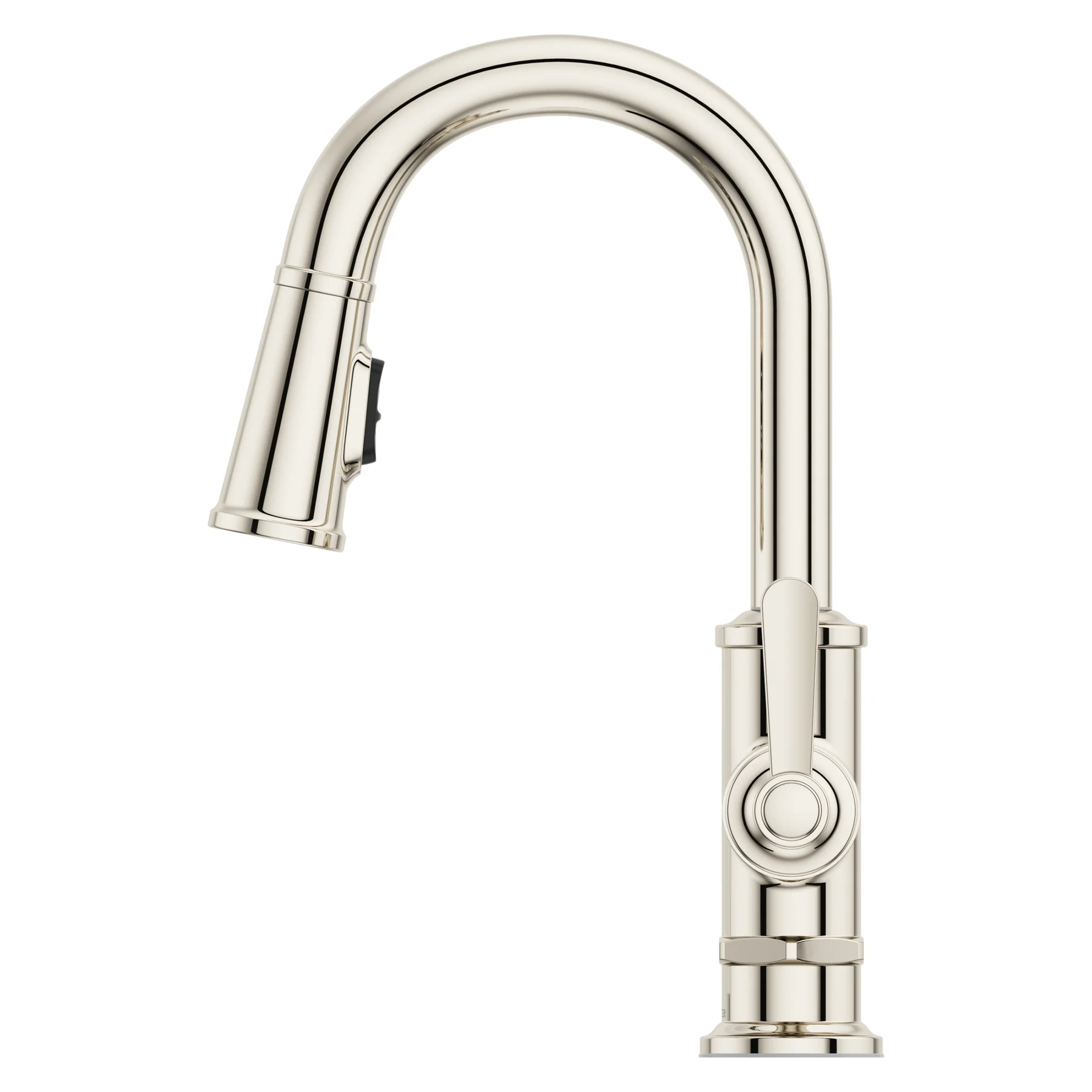 Port Haven Bar/Prep Faucet Pull-Down 1-Handle Polished Nickel - Image 2