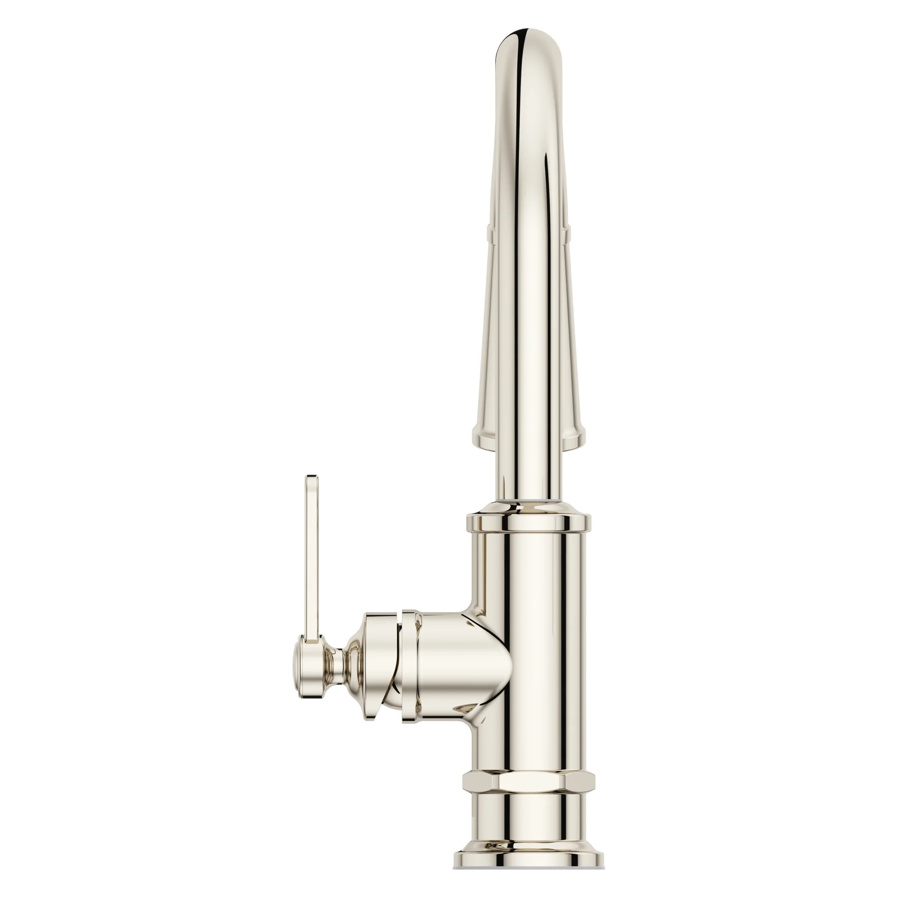 Port Haven Bar/Prep Faucet Pull-Down 1-Handle Polished Nickel - Image 3