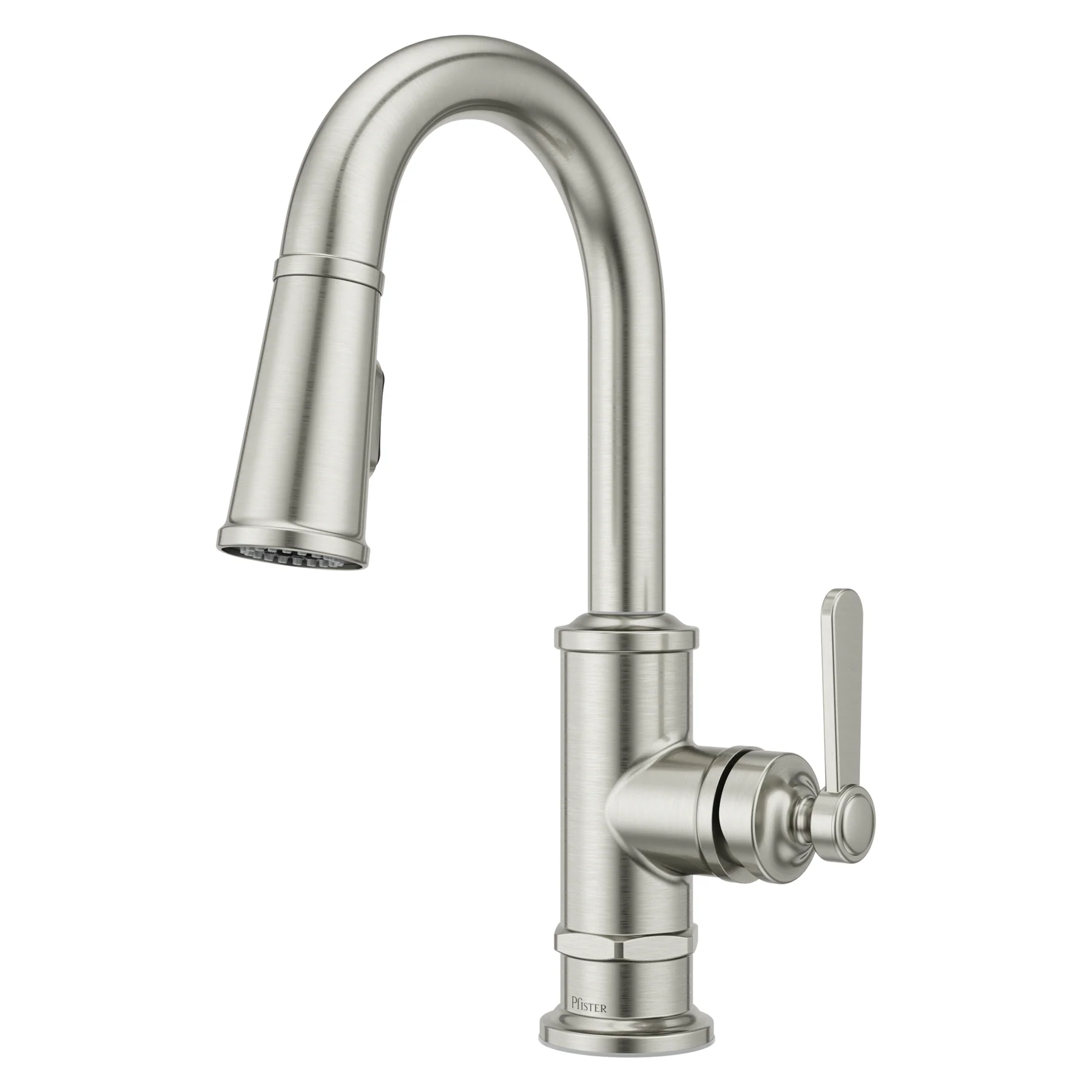 Port Haven Bar/Prep Faucet Pull-Down 1-Handle Stainless Steel