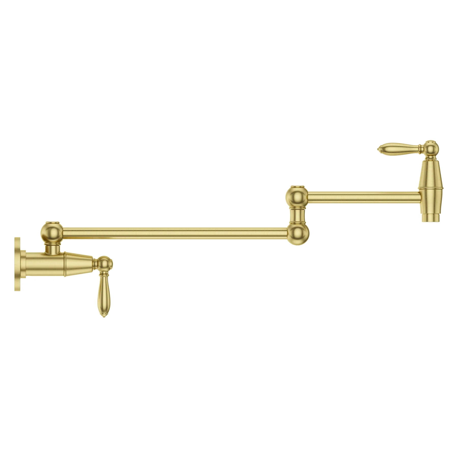 Port Haven Pot Filler 2-Handle Brushed Gold - Image 2