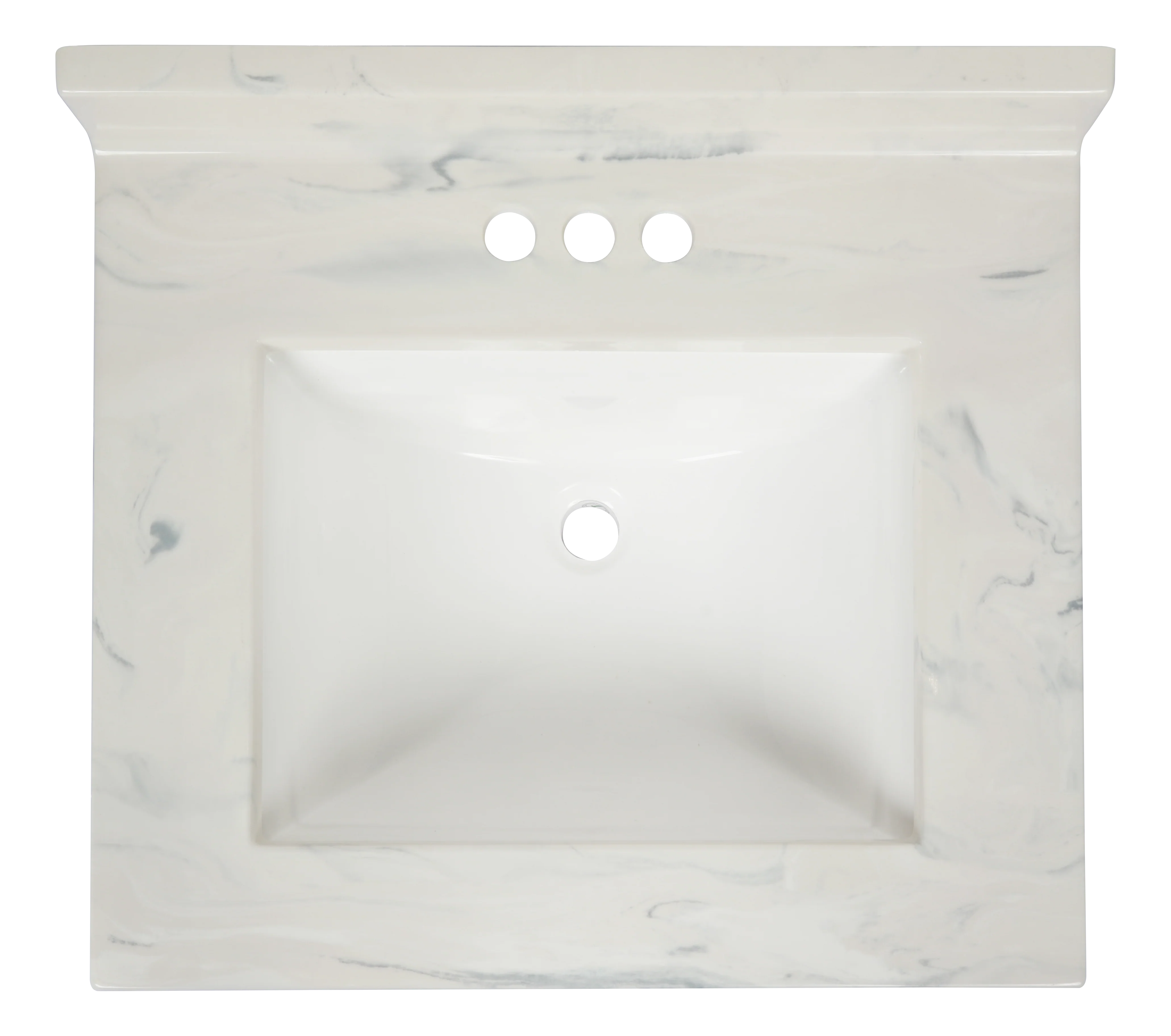 Pronto Vanity Carrara White 22'' x 25'' Top Gloss - Image 4