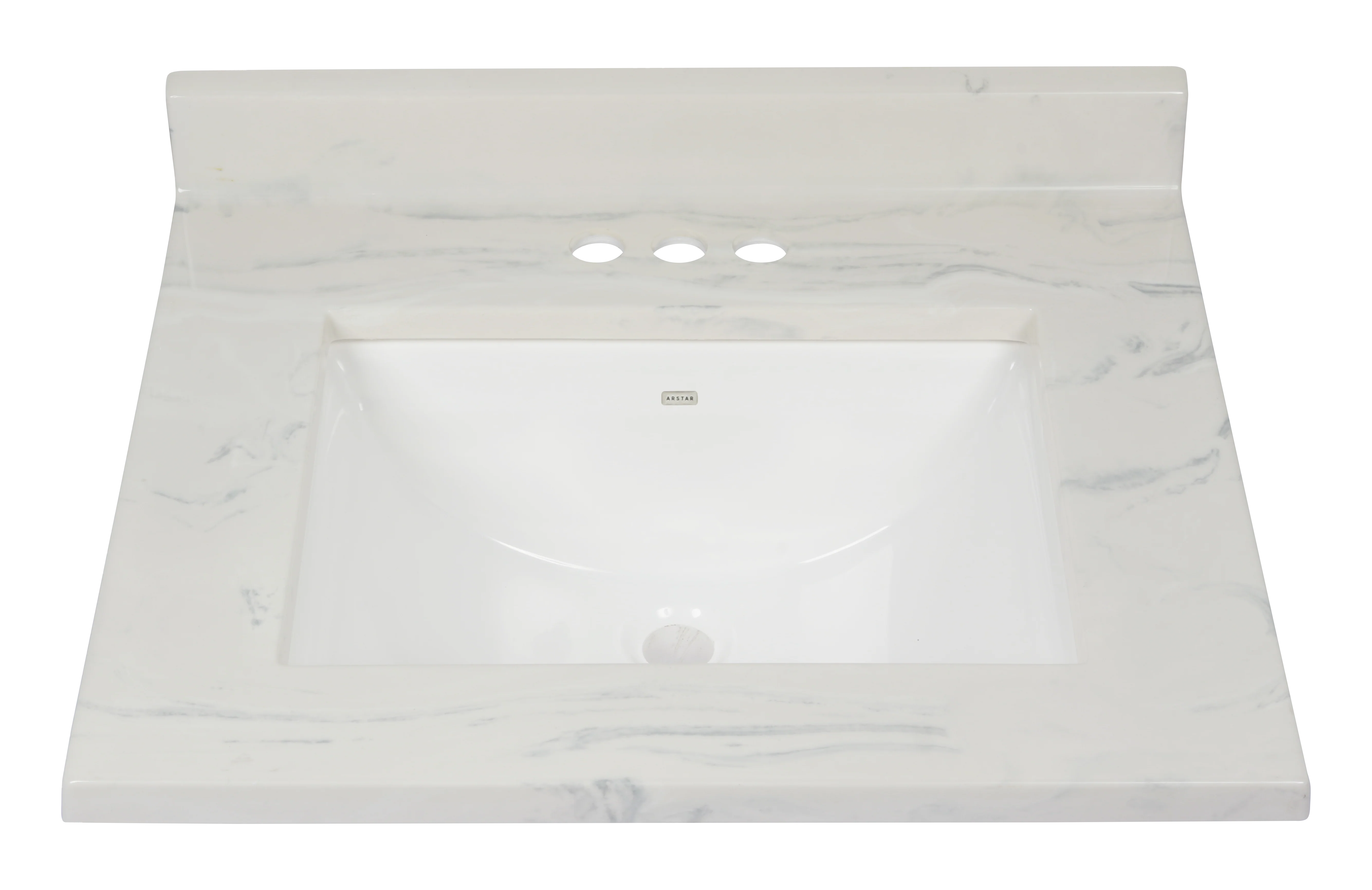 Pronto Vanity Carrara WhiteÂ  22'' x 31'' Top Gloss - Image 3