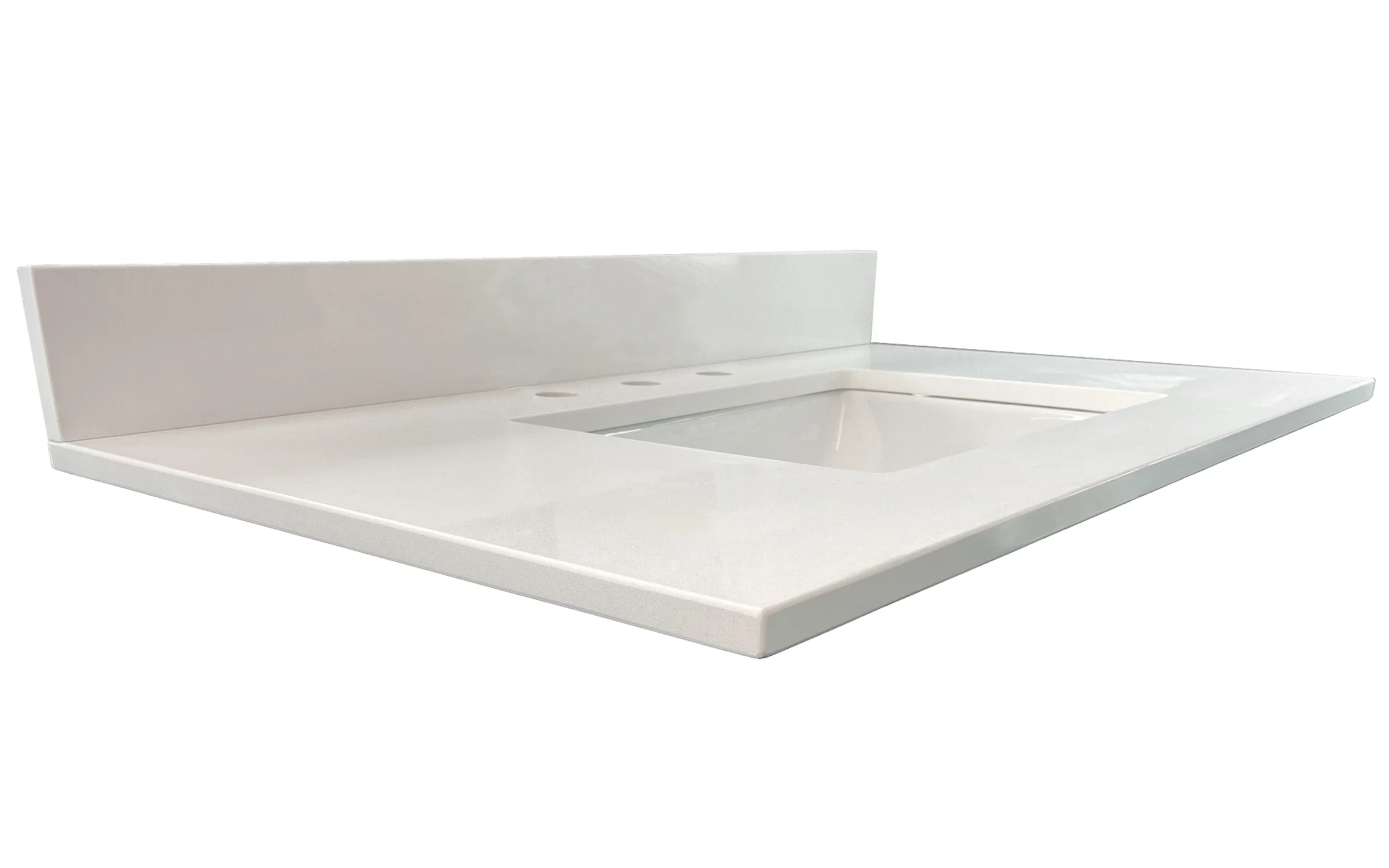 Pronto Vanity Iced White Quartz Top - Image 4