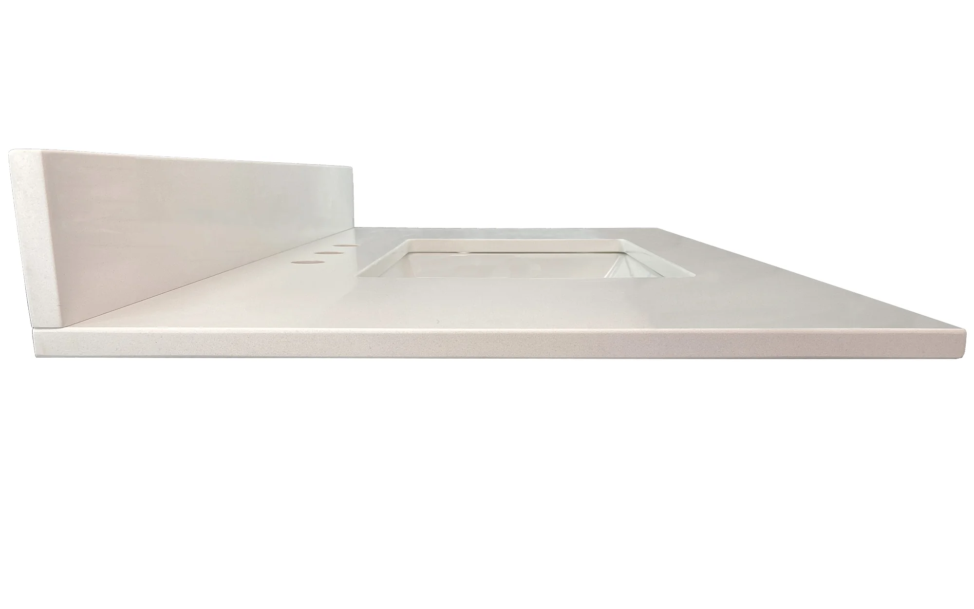 Pronto Vanity Iced White Quartz Top - Image 5