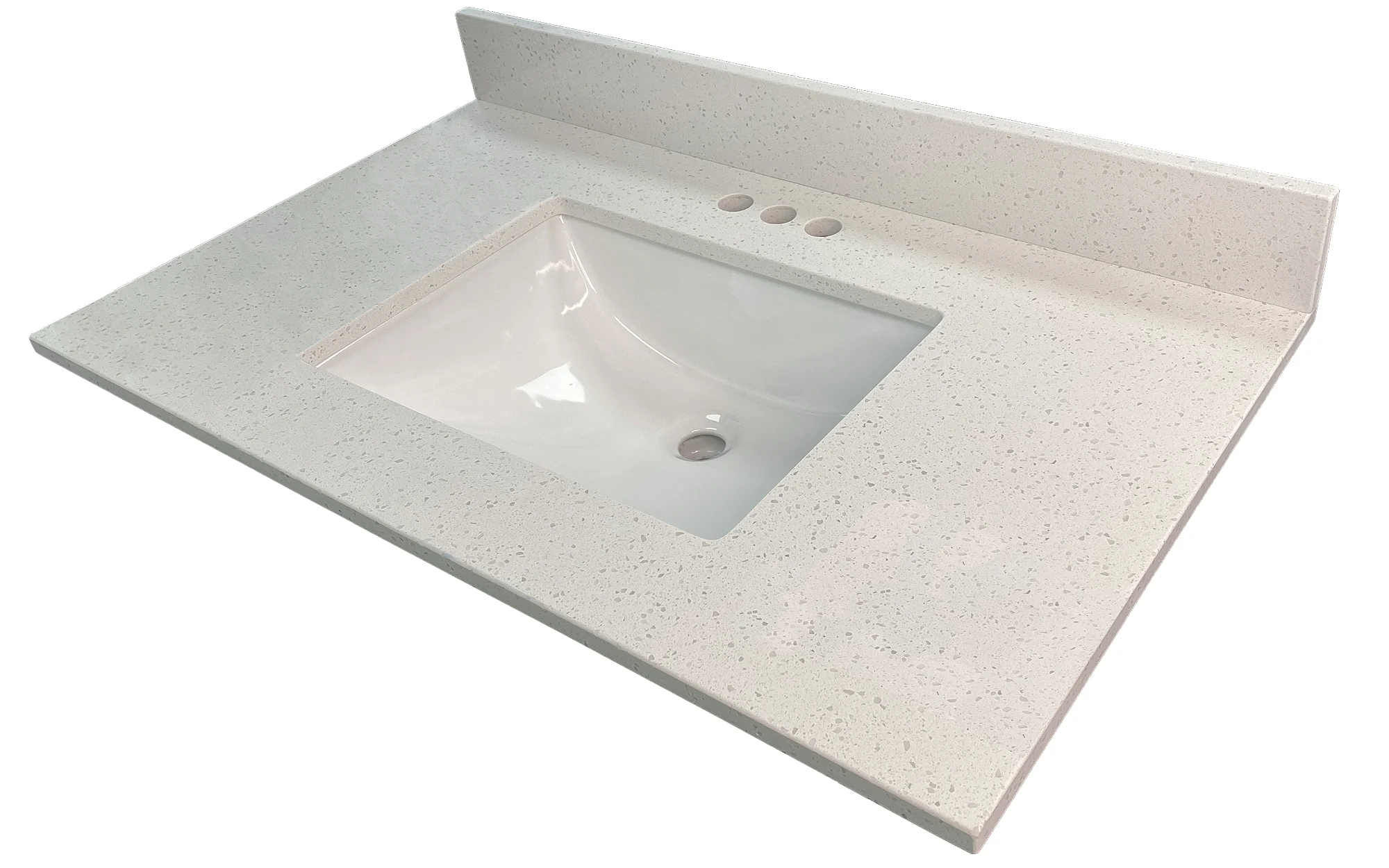 Pronto Vanity Iced White Quartz Top - Image 6