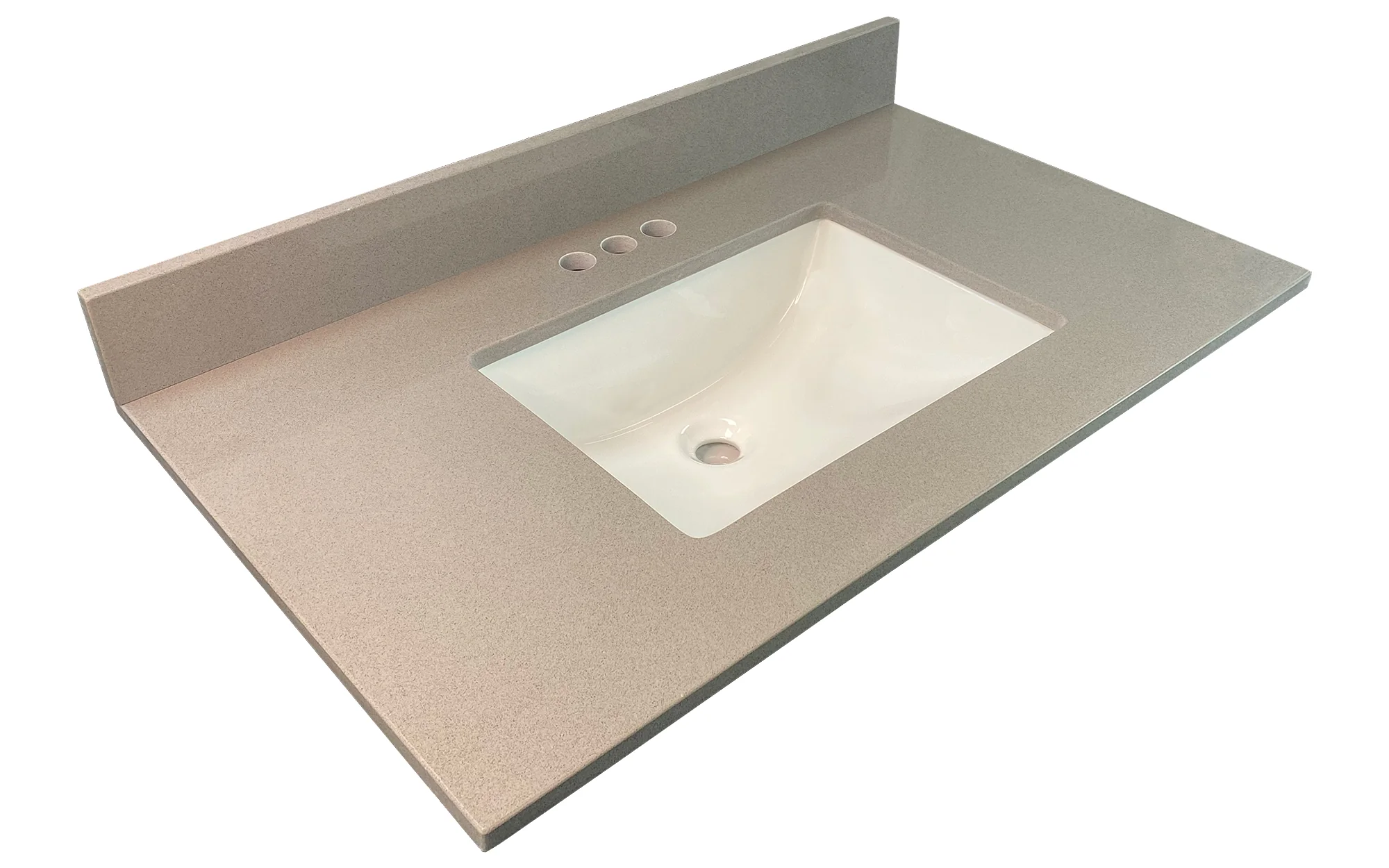 Pronto Vanity Manhattan Gray Quartz Top - Image 3