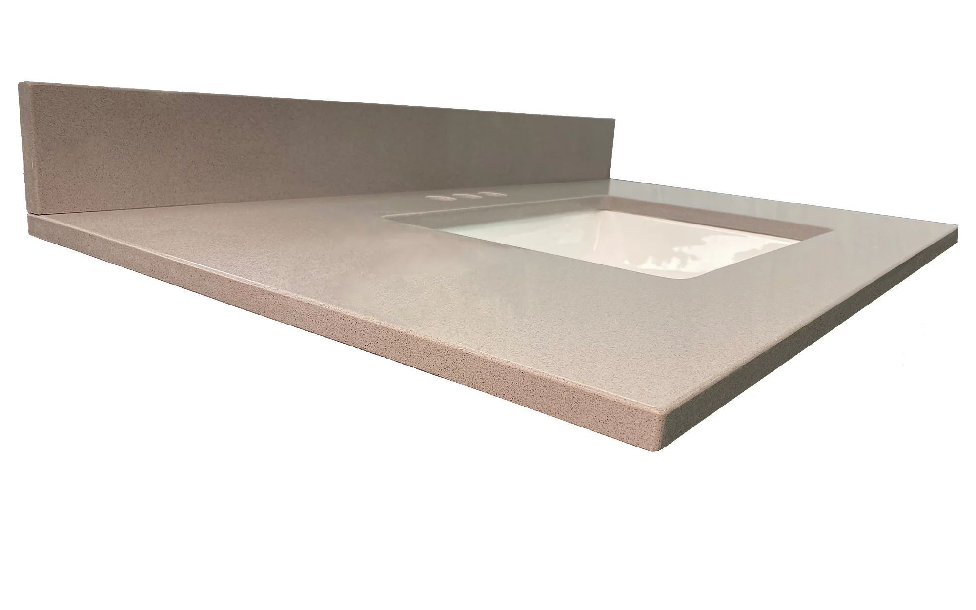 Pronto Vanity Manhattan Gray Quartz Top - Image 4