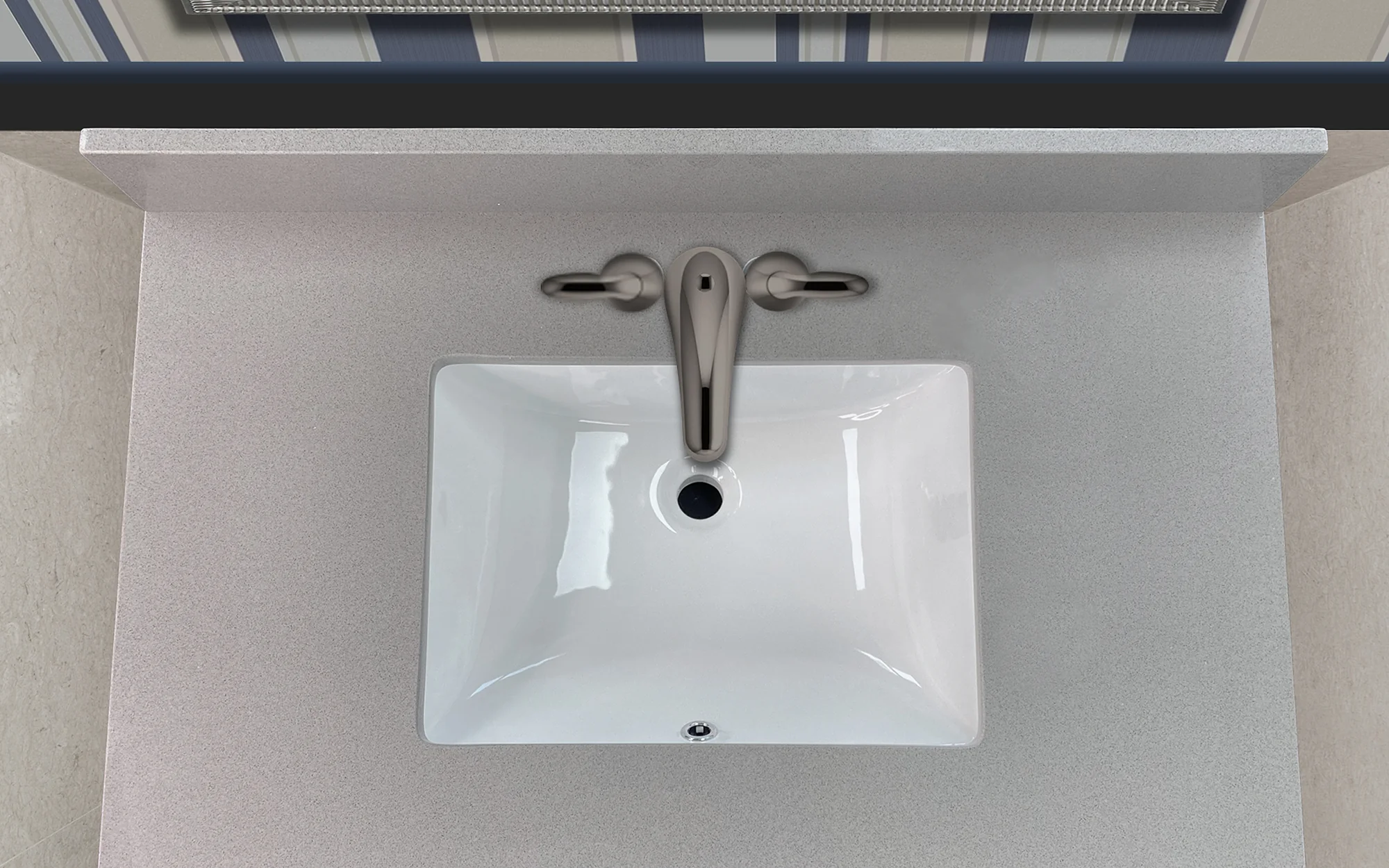 Pronto Vanity Manhattan Gray Quartz Top - Image 7