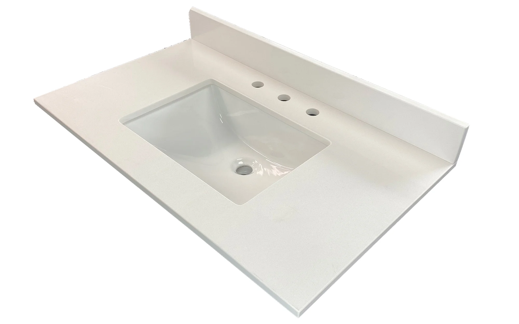 Pronto Vanity Pure White Quartz Top - Image 3