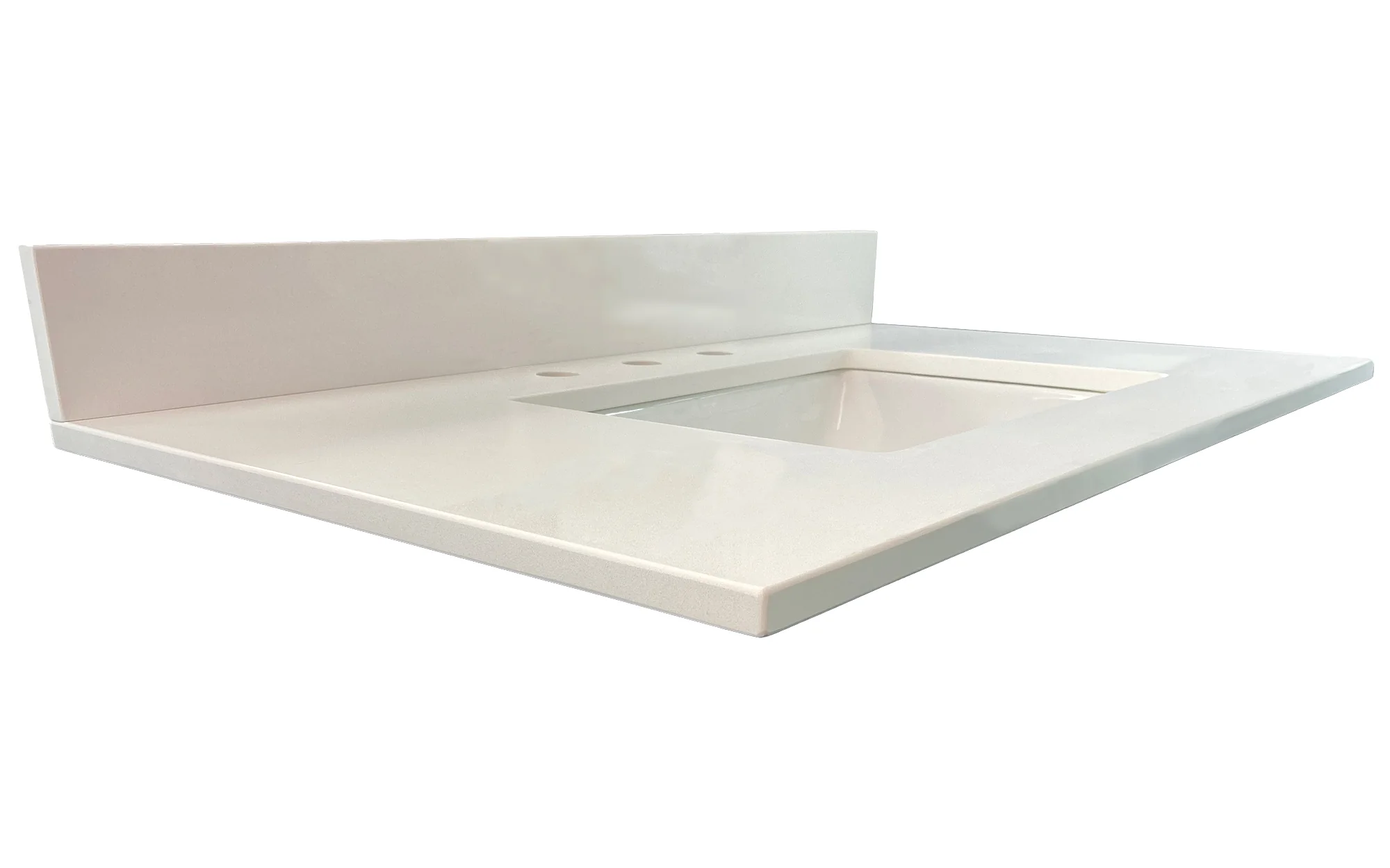Pronto Vanity Pure White Quartz Top - Image 4