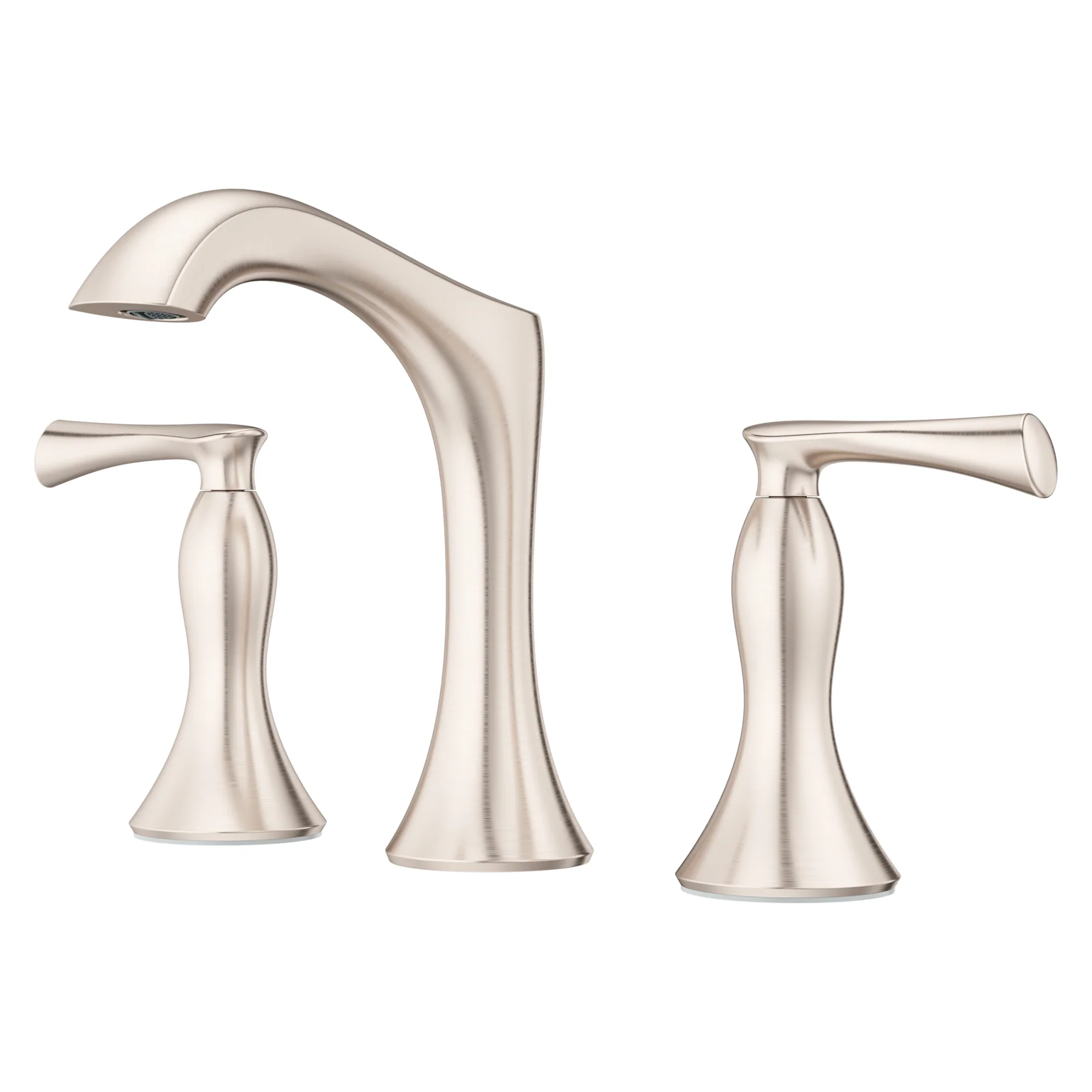 Rhen Bathroom Faucet Widespread Faucet 2-Handle Brushed Nickel