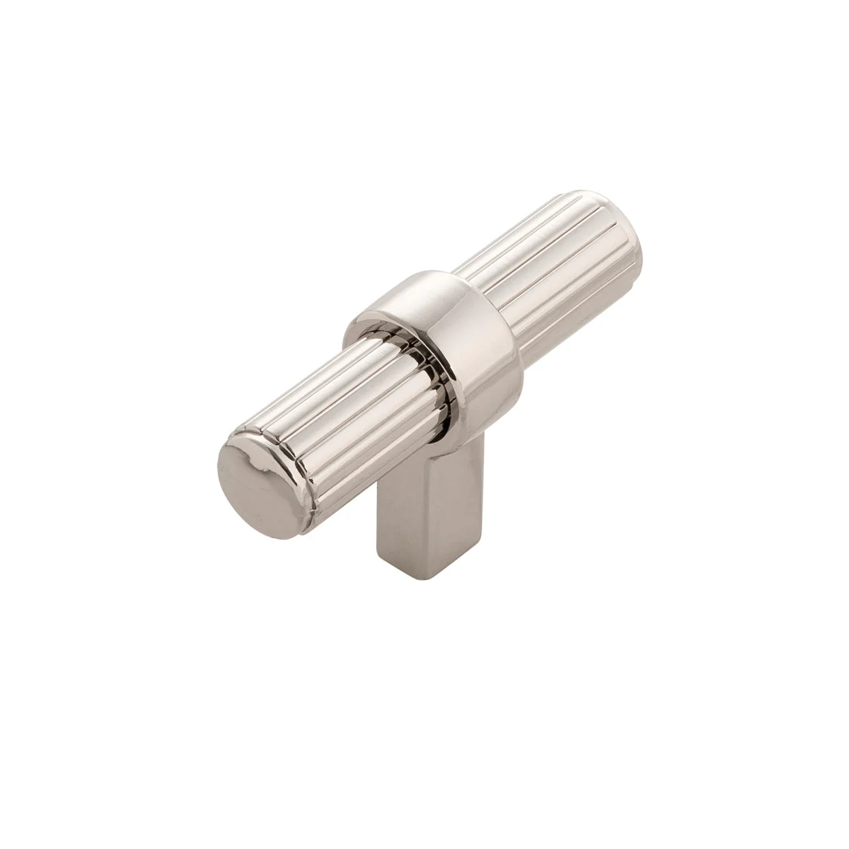 Sinclaire T-Knob 2-3/8 Inch x 3/4 Inch Polished Nickel Finish