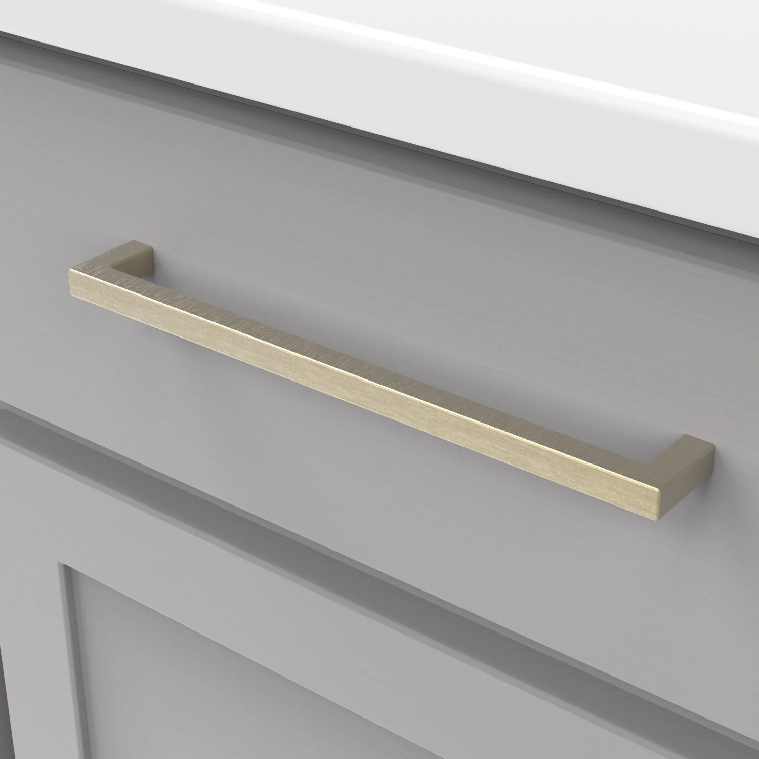 Skylight Pull 8-13/16 Inch (224mm) Center to Center Champagne Bronze Finish - Image 3