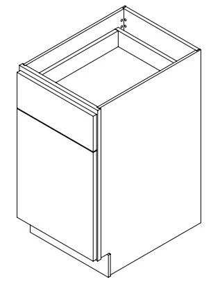 Spring Hill Hickory 18 in. Wide x 24 in. Deep x 34.5 in. Tall - Base Shaker Cabinet - Image 2