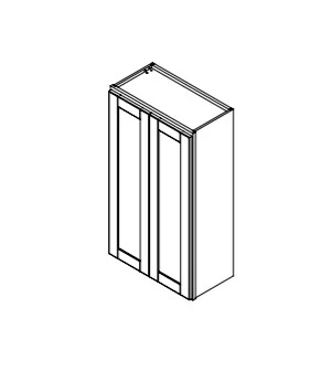 Spring Hill Hickory 24 in. Wide x 12 in. Deep x 42 in. Tall - Wall Shaker Cabinet - Image 2