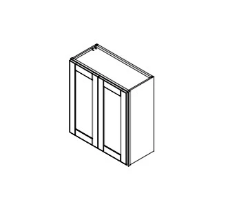 Spring Hill Hickory 27 in. Wide x 12 in. Deep x 30 in. Tall - Wall Shaker Cabinet - Image 2