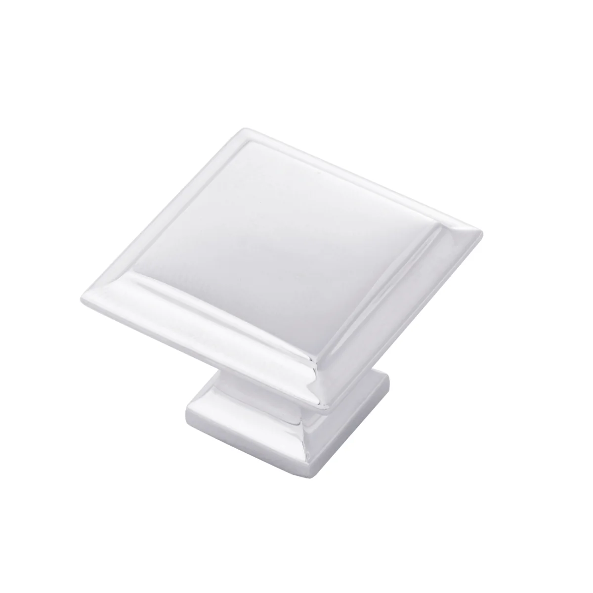 Studio II Knob 1-1/4 Inch Square Chrome Finish