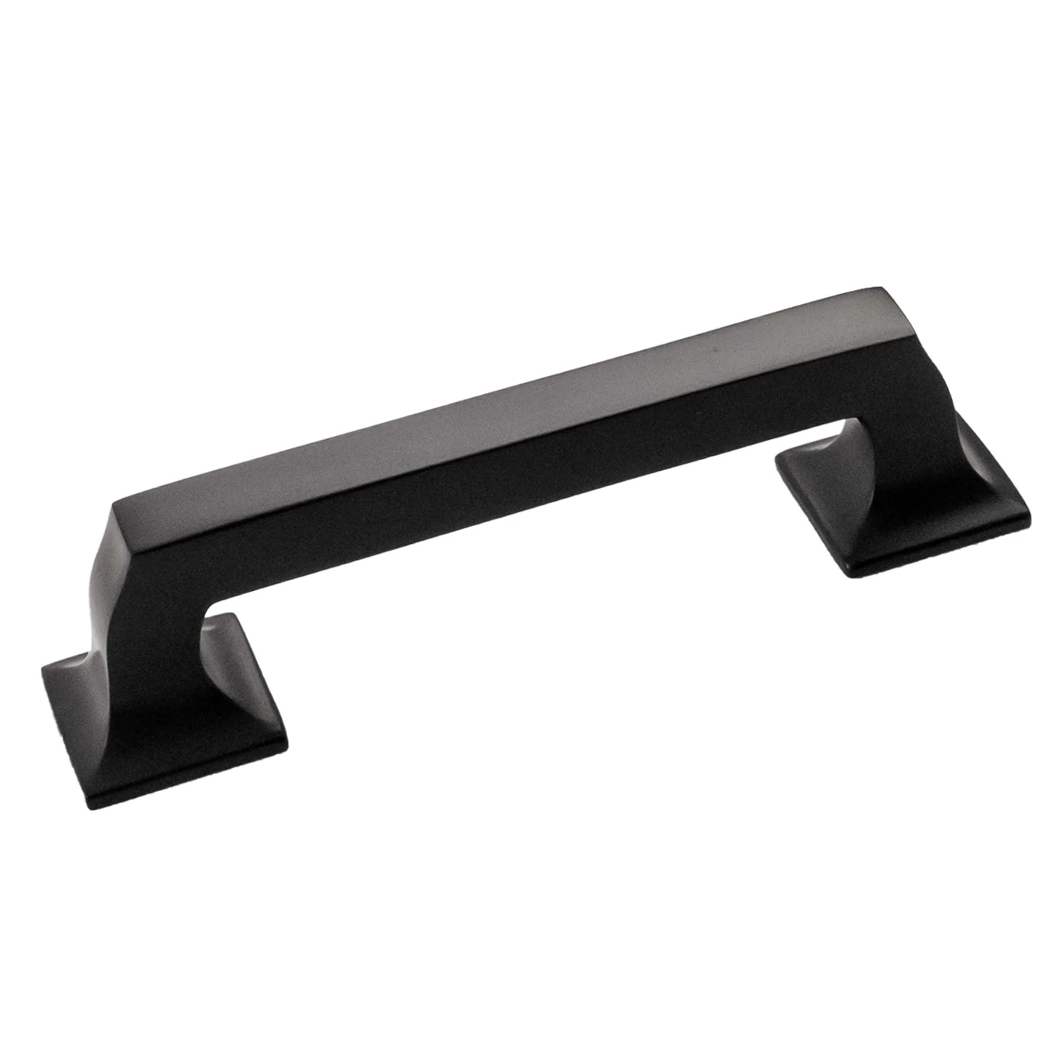 Studio II Pull 3-3/4 Inch (96mm) Center to Center Matte Black Finish
