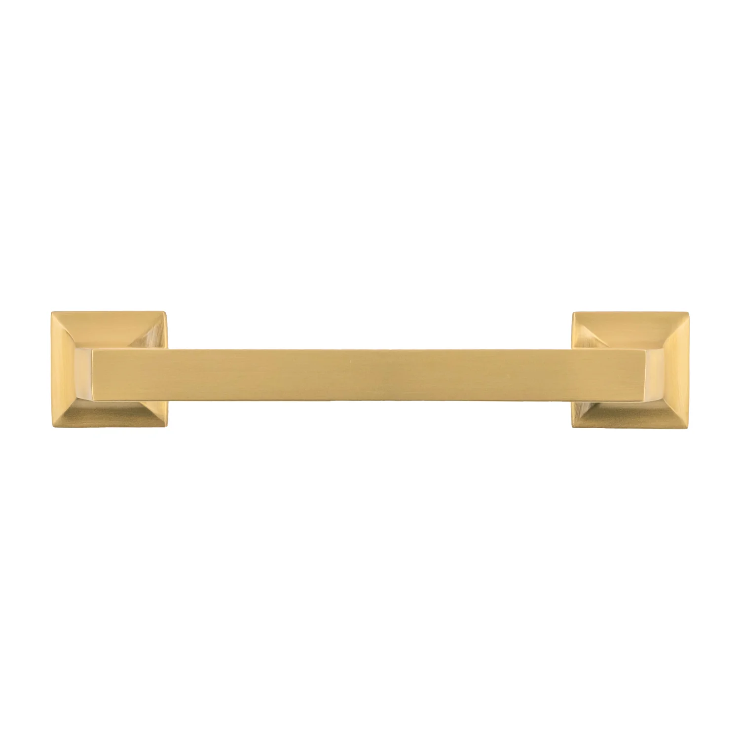 Studio II Pull 5-1/16 Inch (128mm) Center to Center Brushed Golden Brass Finish - Image 4