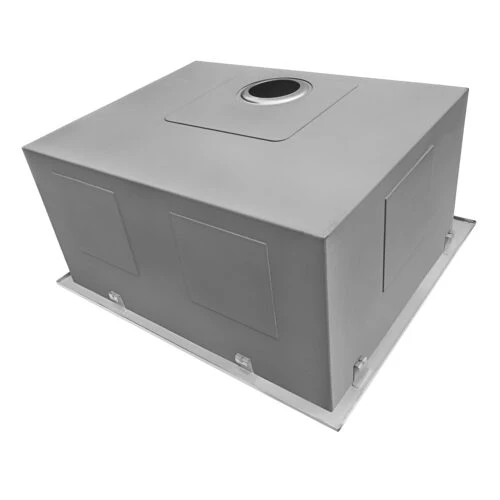 Topmount Laundry 22" x 22" x 12" Deep Utility Sink 16 Gauge Stainless Steel - Image 4