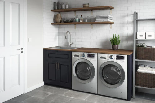 Topmount Laundry 22" x 22" x 12" Deep Utility Sink 16 Gauge Stainless Steel - Image 5