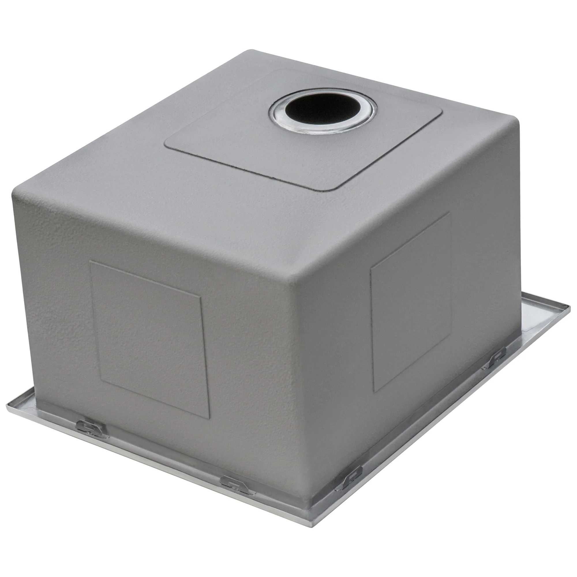 Topmount Laundry Utility Sink 18 x 22 x 12 '' Rounded Corners Deep 16 Gauge Stainless Steel - Image 4