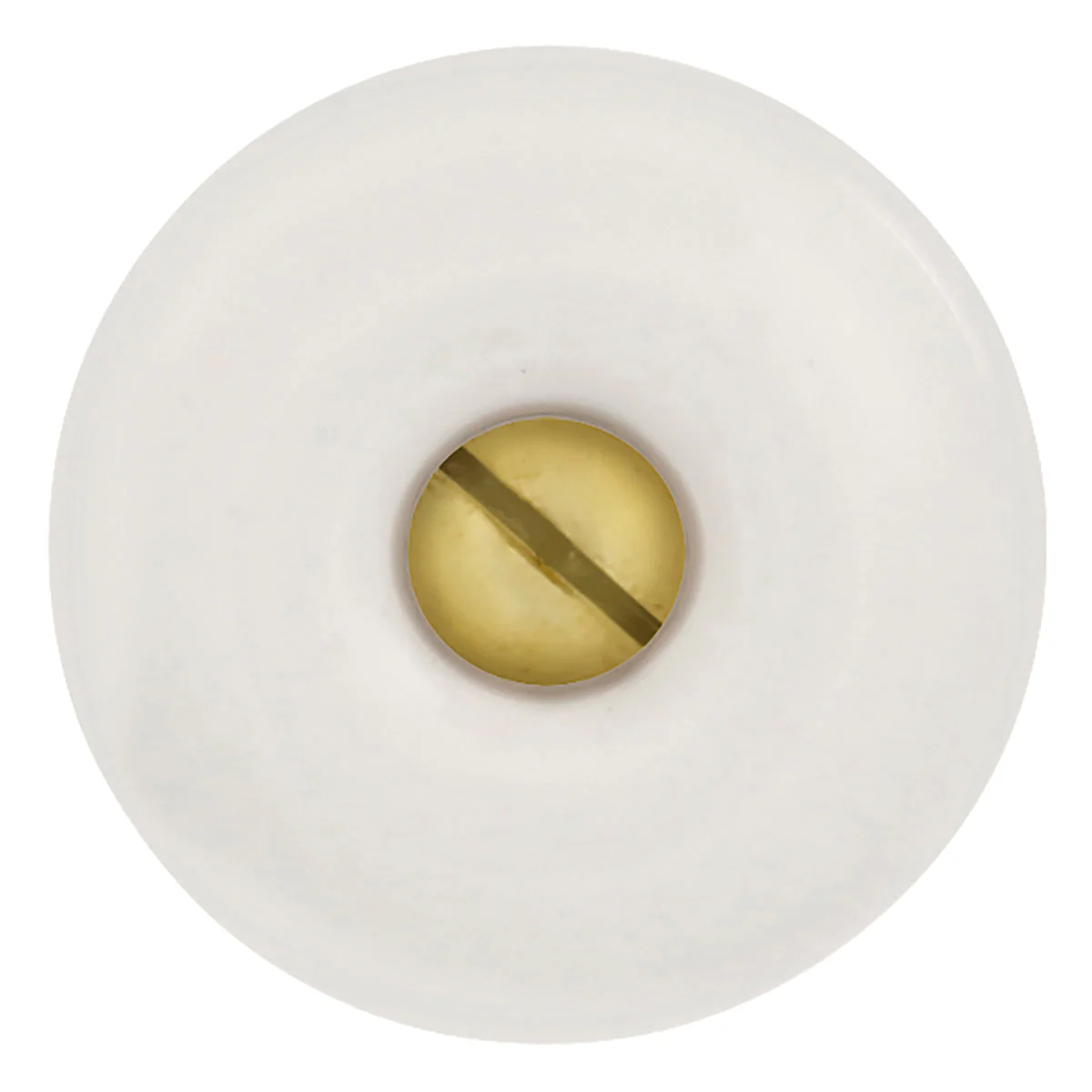 Tranquility Knob 7/8 Inch Diameter White Finish - Image 2