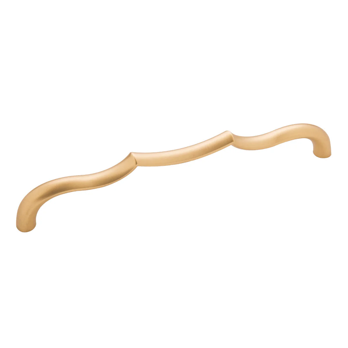 Trellis Pull 7-9/16 Inch (192mm) Center to Center Brushed Golden Brass Finish