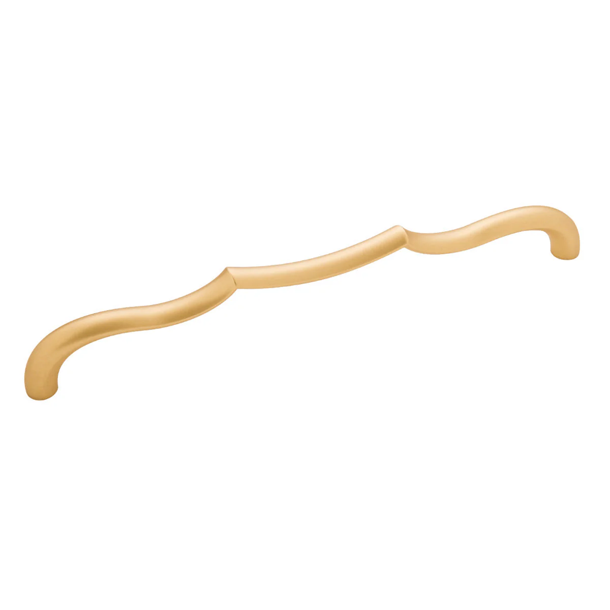 Trellis Pull 8-13/16 Inch (224mm) Center to Center Brushed Golden Brass Finish