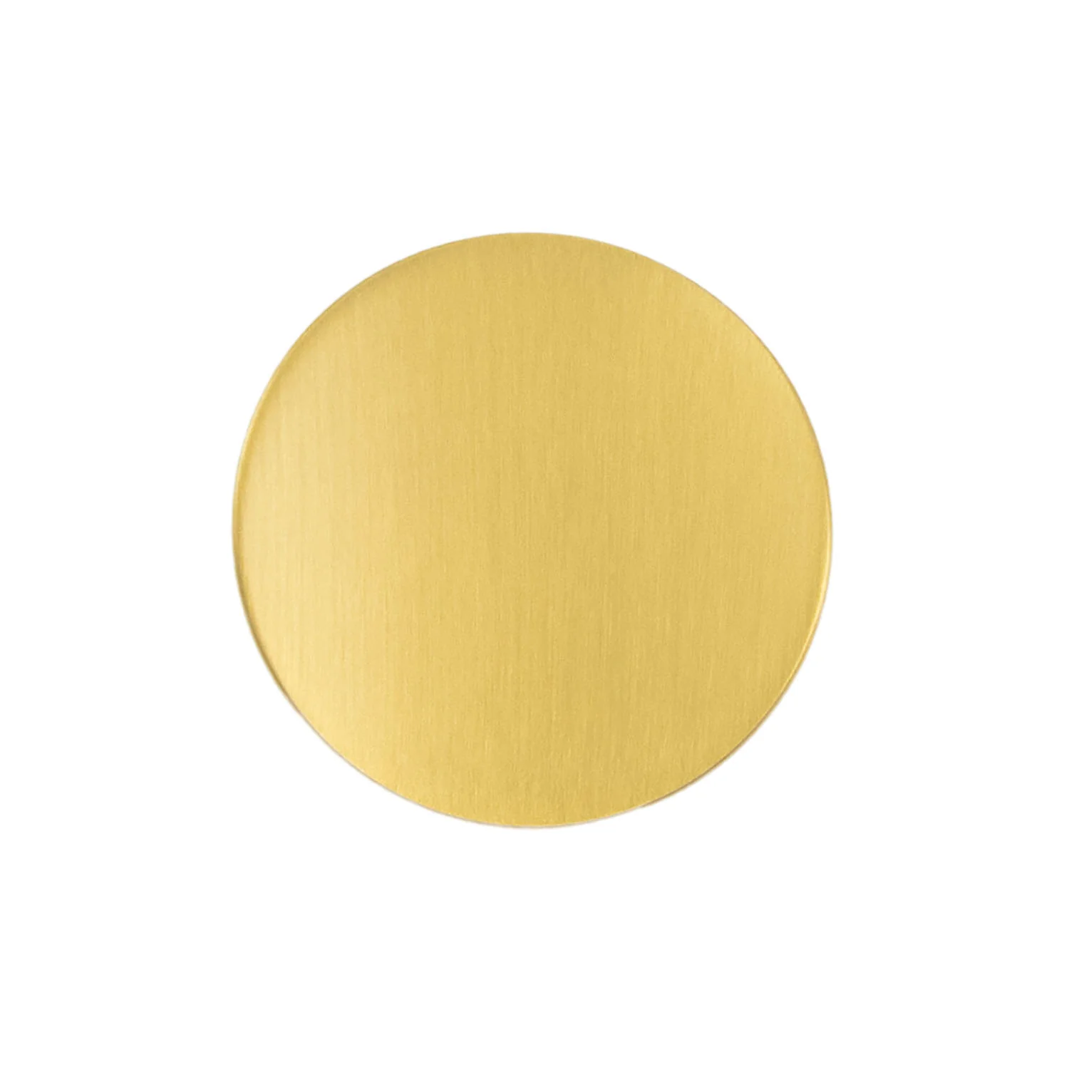 Vale Knob 3 Inch Diameter Brushed Golden Brass Finish - Image 3